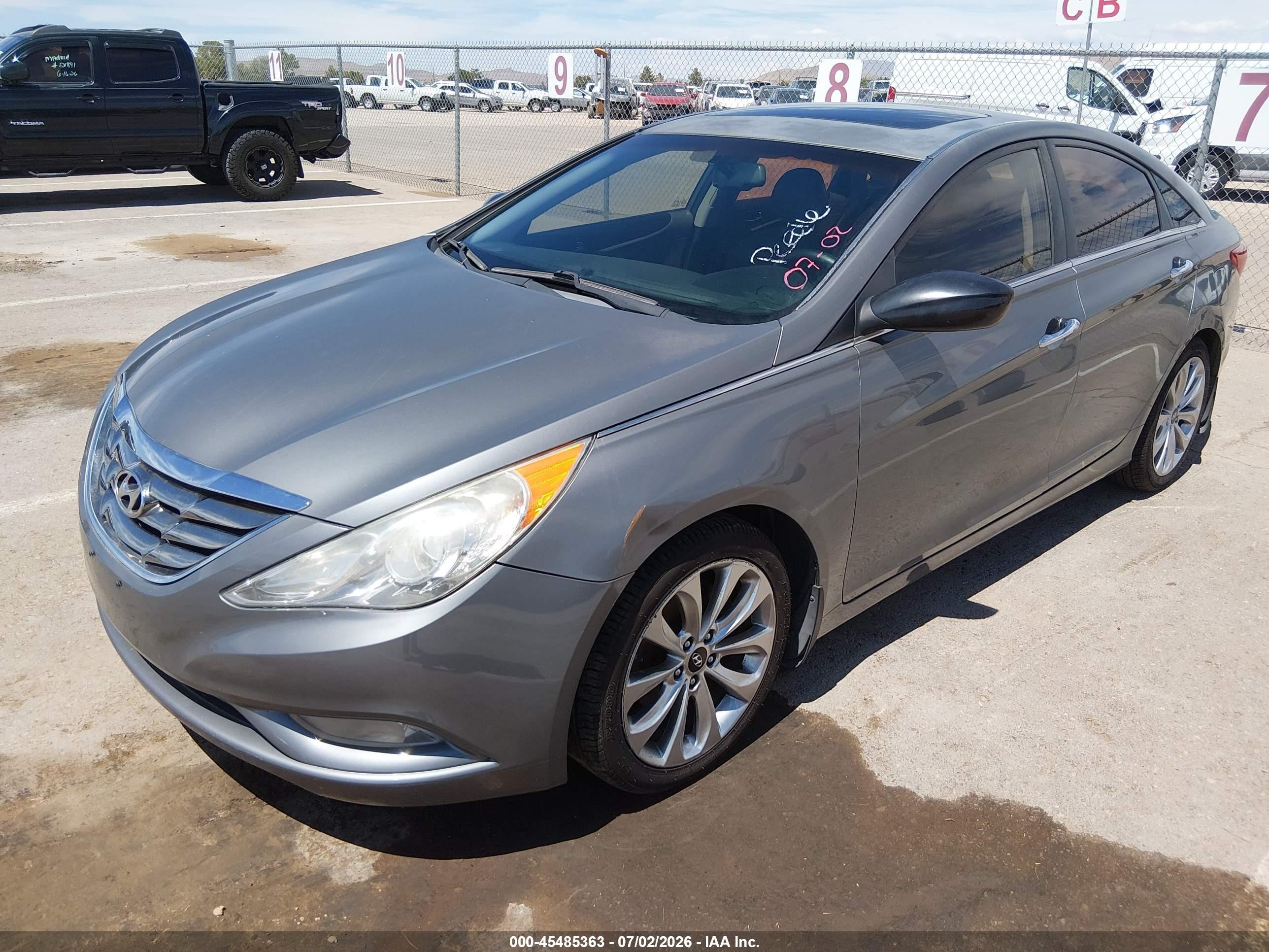 2013 Hyundai Sonata Se Gray vin: 5NPEC4AC1DH780371