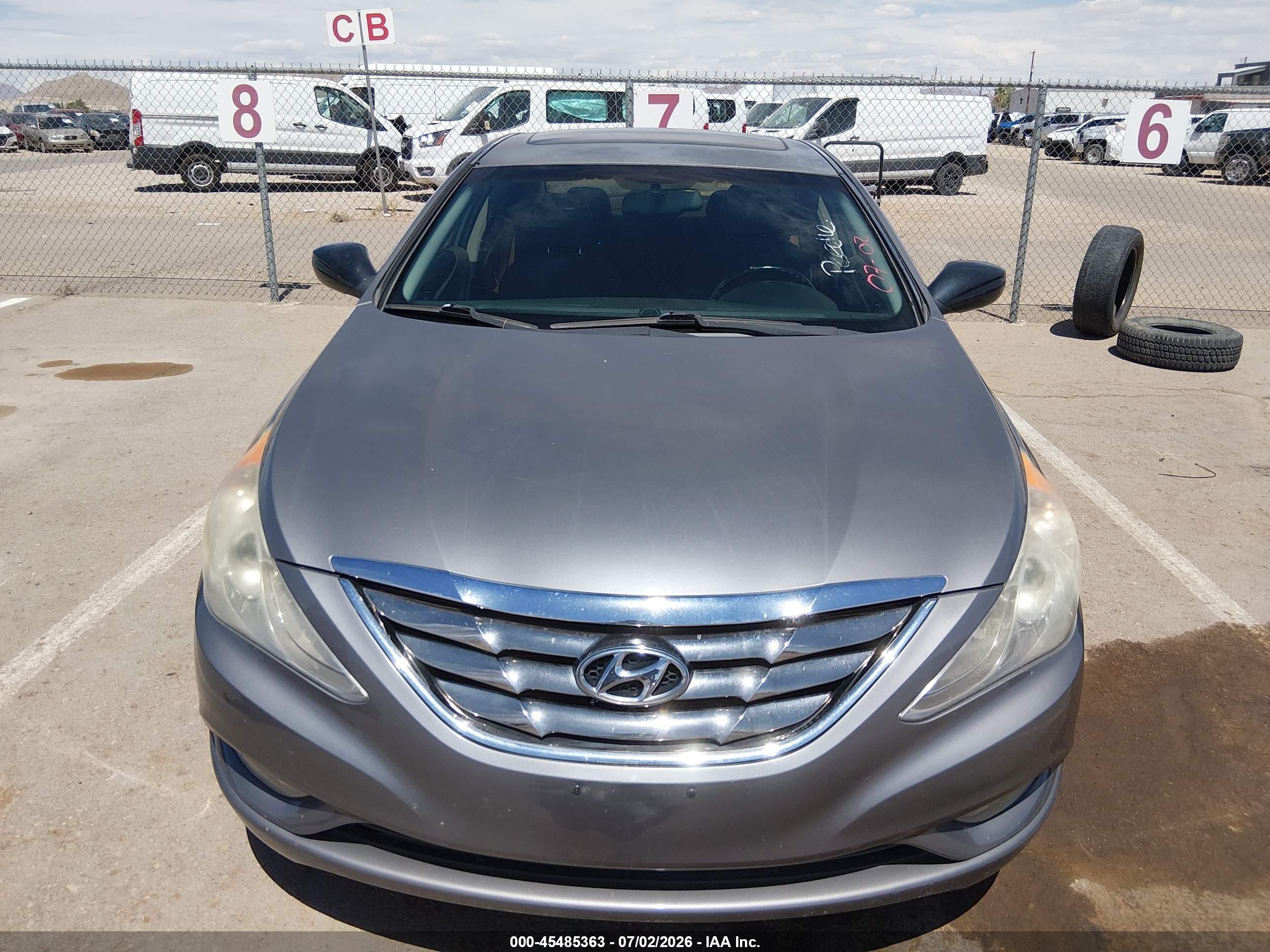 2013 Hyundai Sonata Se Gray vin: 5NPEC4AC1DH780371