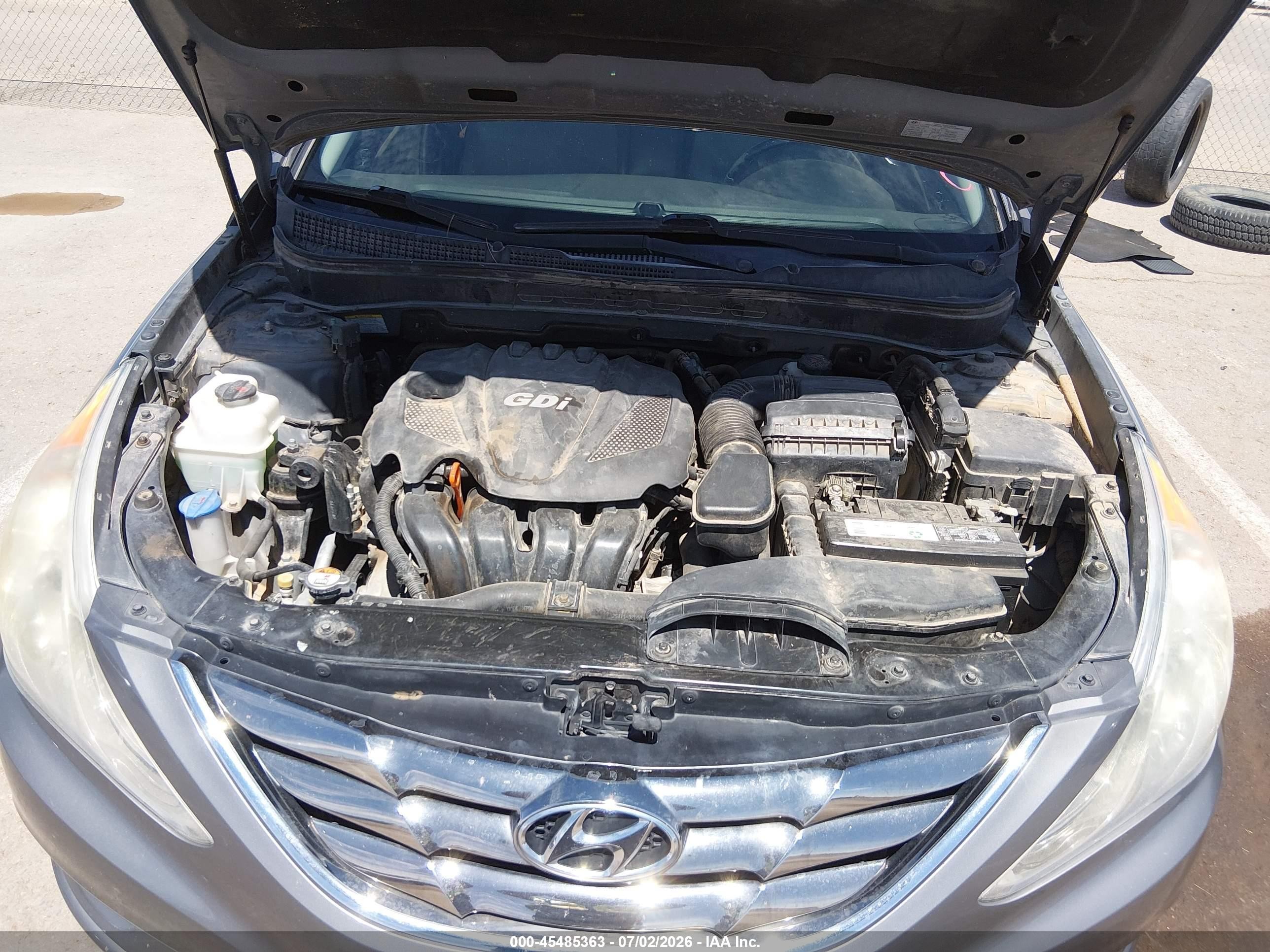 2013 Hyundai Sonata Se Gray vin: 5NPEC4AC1DH780371