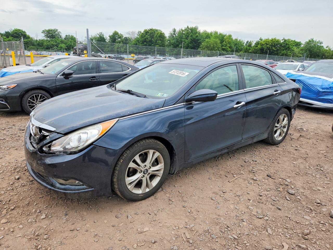 2013 Hyundai Sonata Limited Черный vin: 5NPEC4AC1DH792598