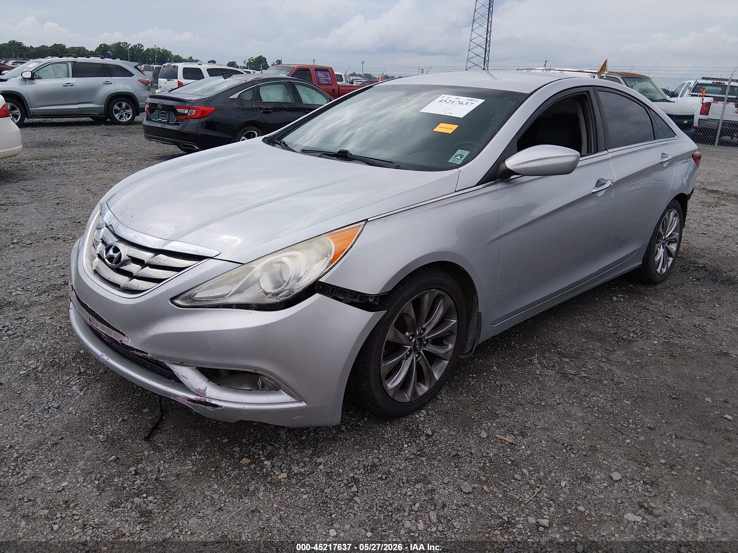 2013 Hyundai Sonata Se Silver vin: 5NPEC4AC1DH793332