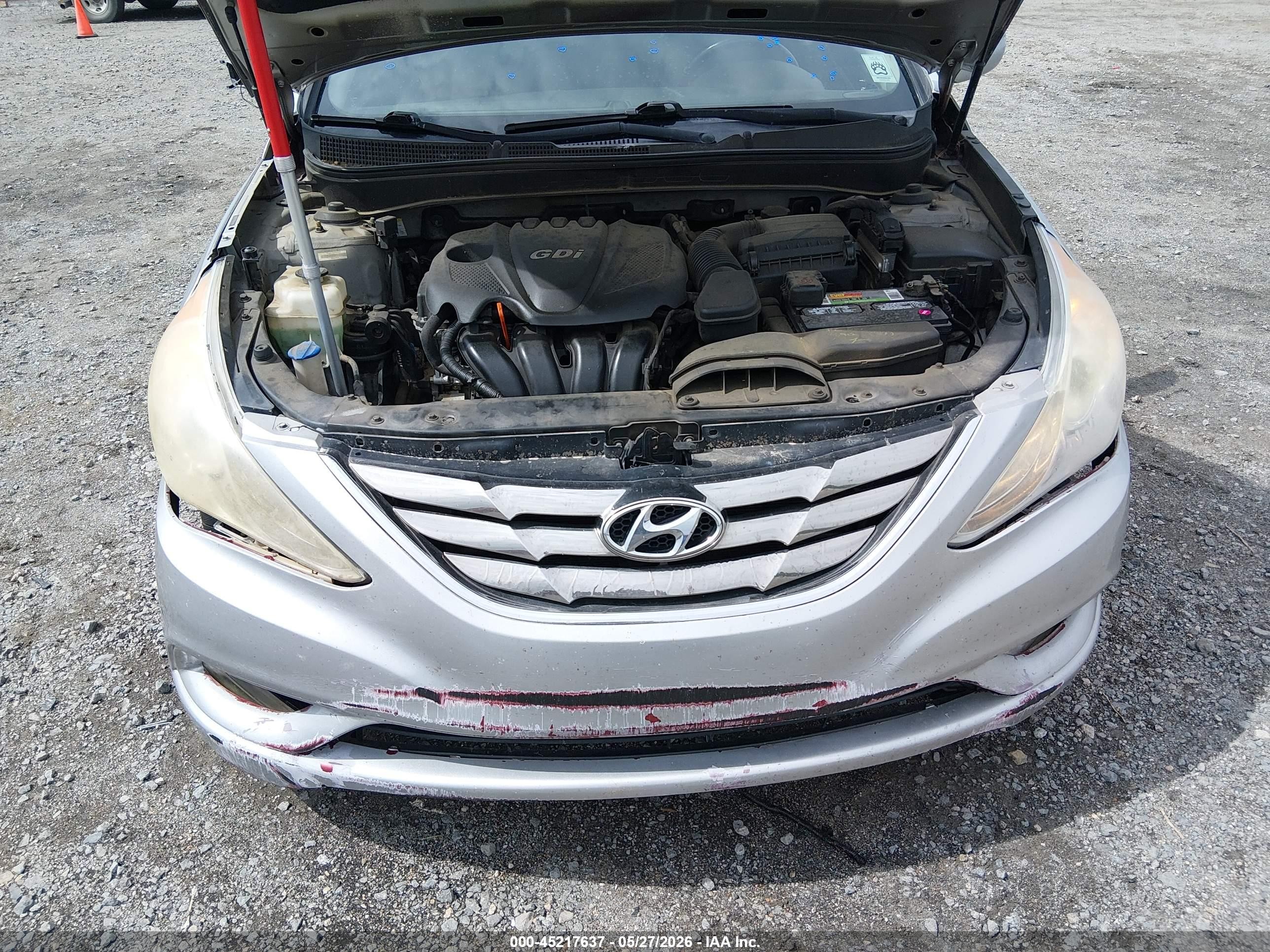 2013 Hyundai Sonata Se Silver vin: 5NPEC4AC1DH793332