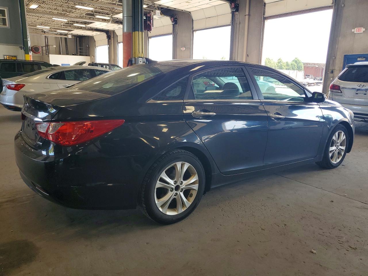 2013 Hyundai Sonata Limited Black vin: 5NPEC4AC1DH801381