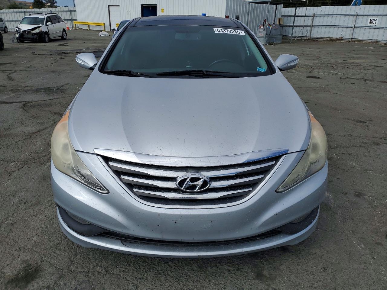 2014 Hyundai Sonata Limited Silver vin: 5NPEC4AC1EH832115