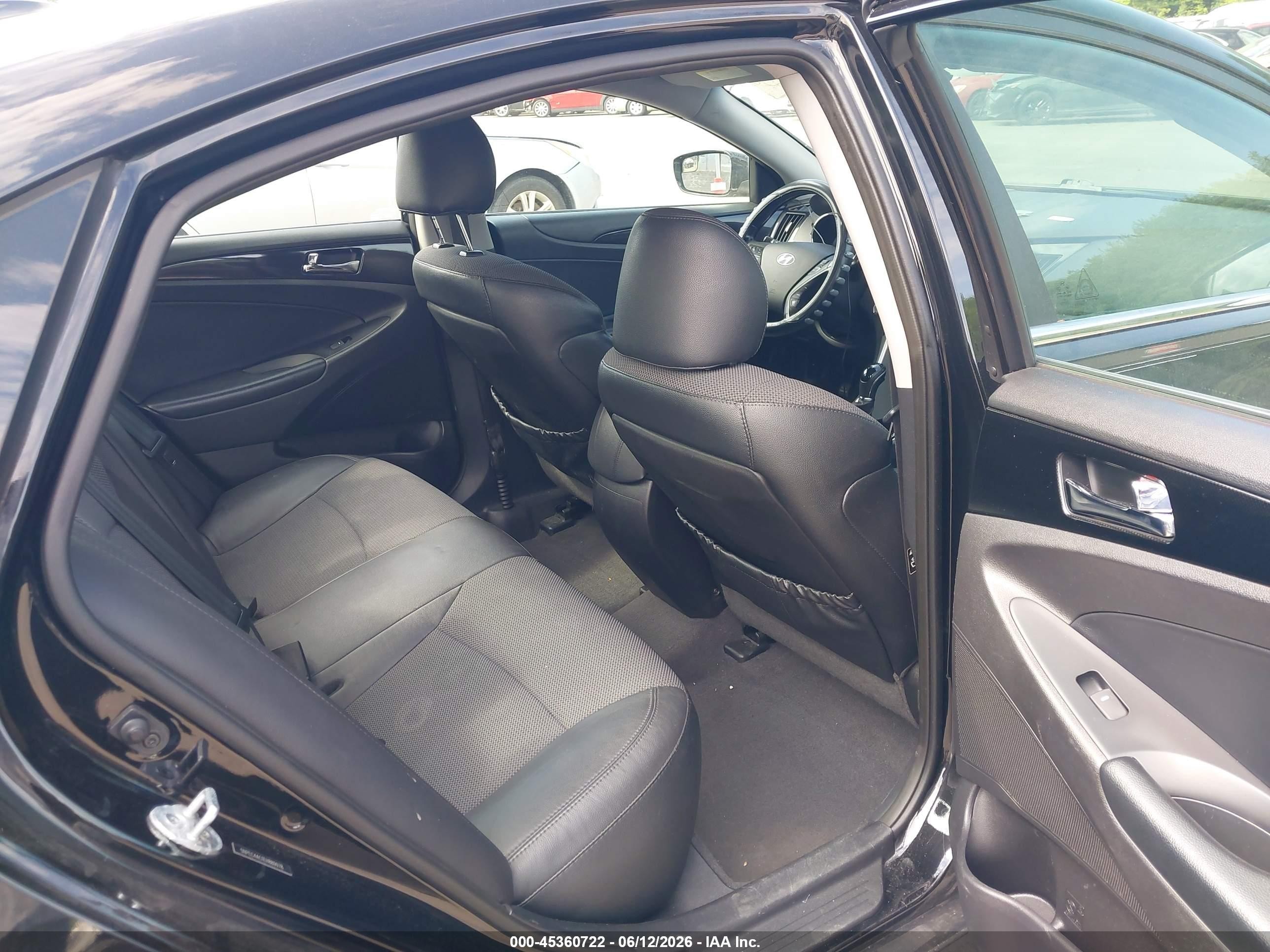 2014 Hyundai Sonata Se Black vin: 5NPEC4AC1EH889978