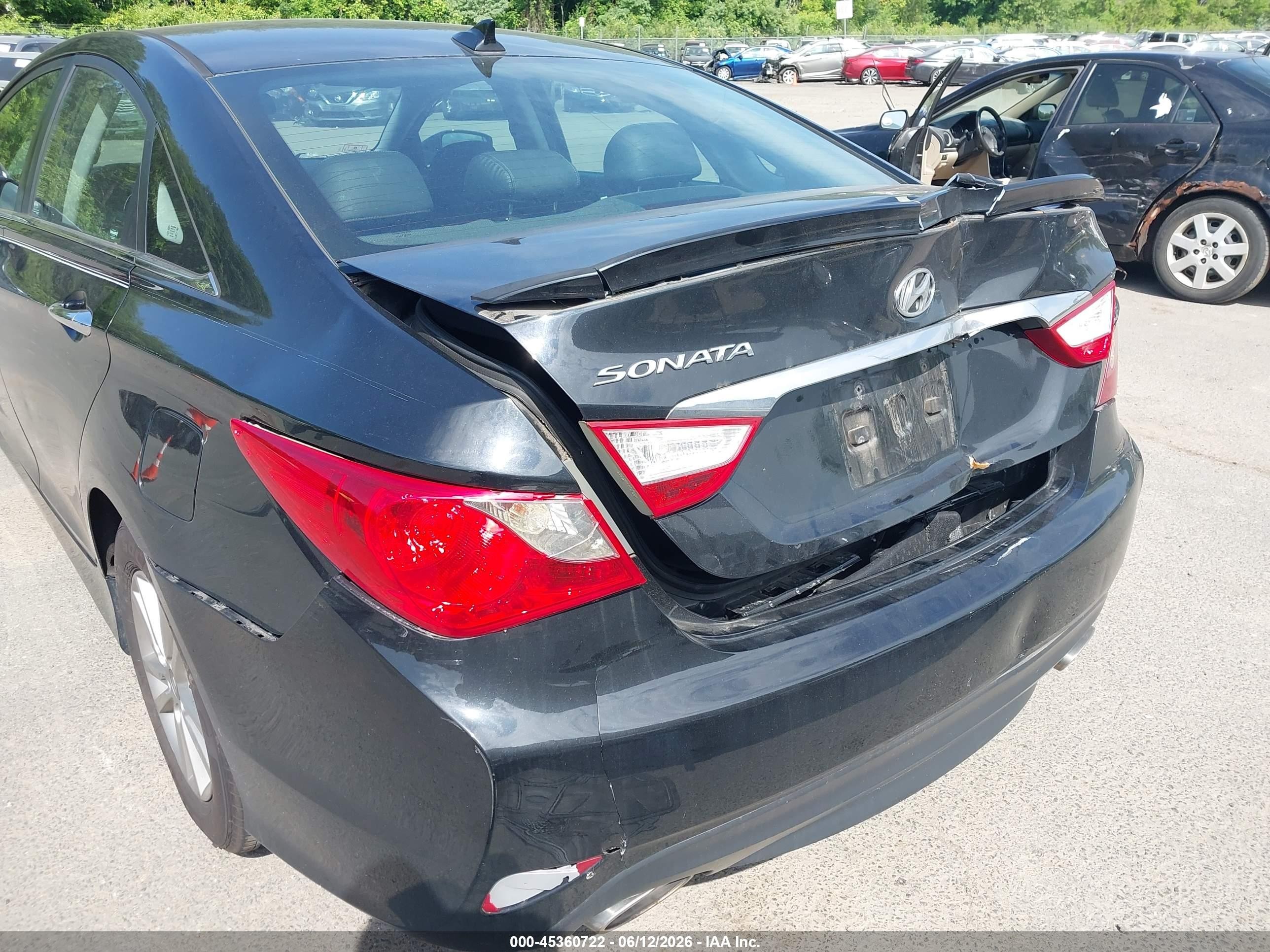 2014 Hyundai Sonata Se Black vin: 5NPEC4AC1EH889978