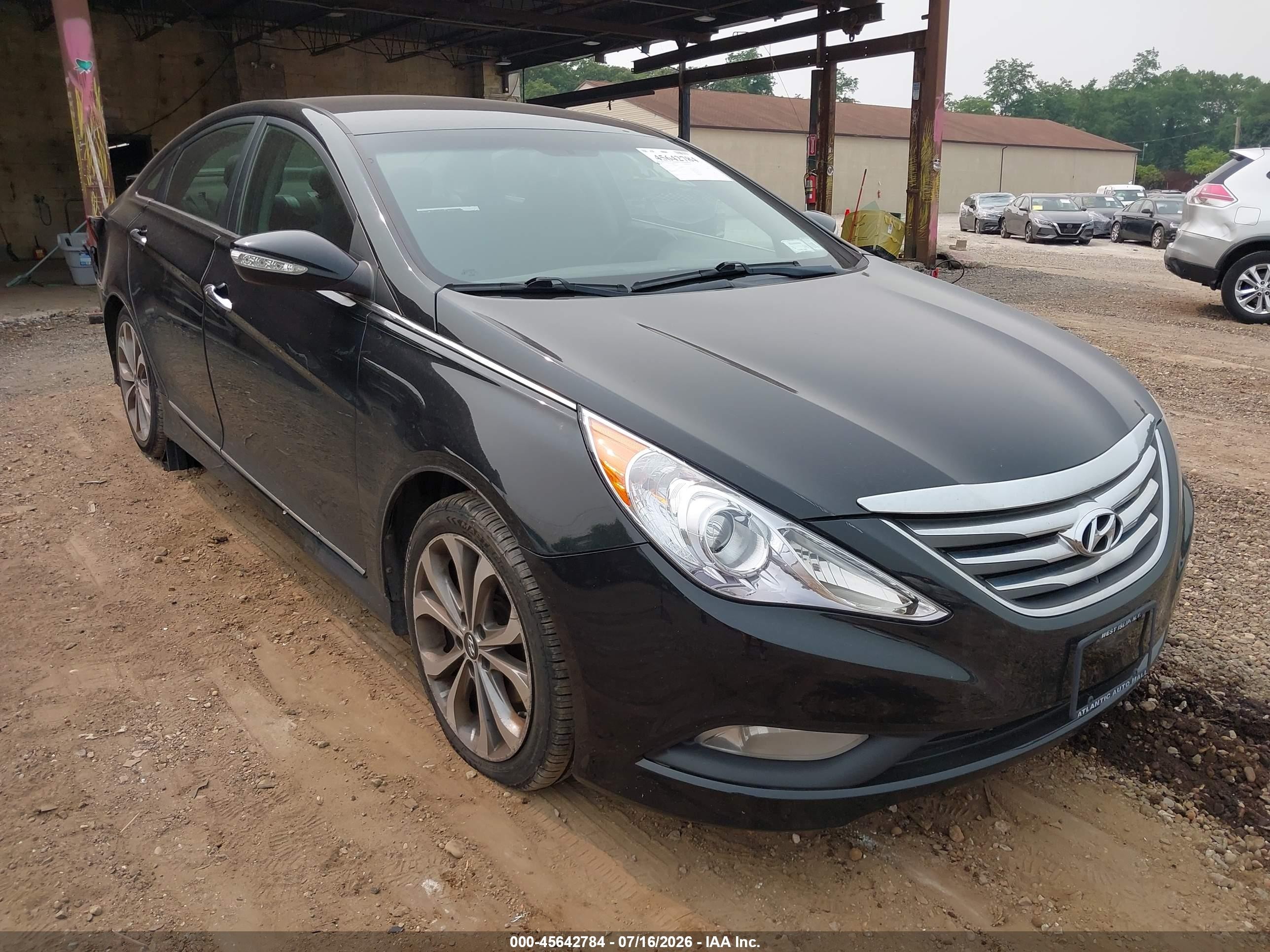 2014 Hyundai Sonata Se Black vin: 5NPEC4AC1EH940265