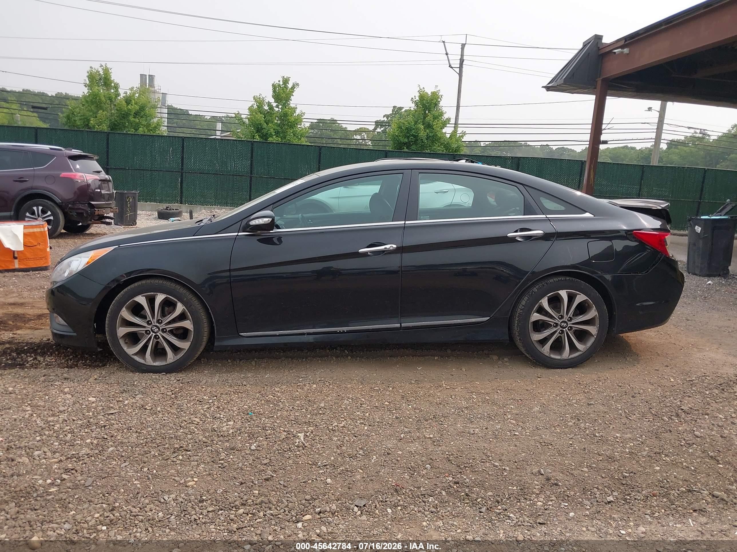 2014 Hyundai Sonata Se Black vin: 5NPEC4AC1EH940265