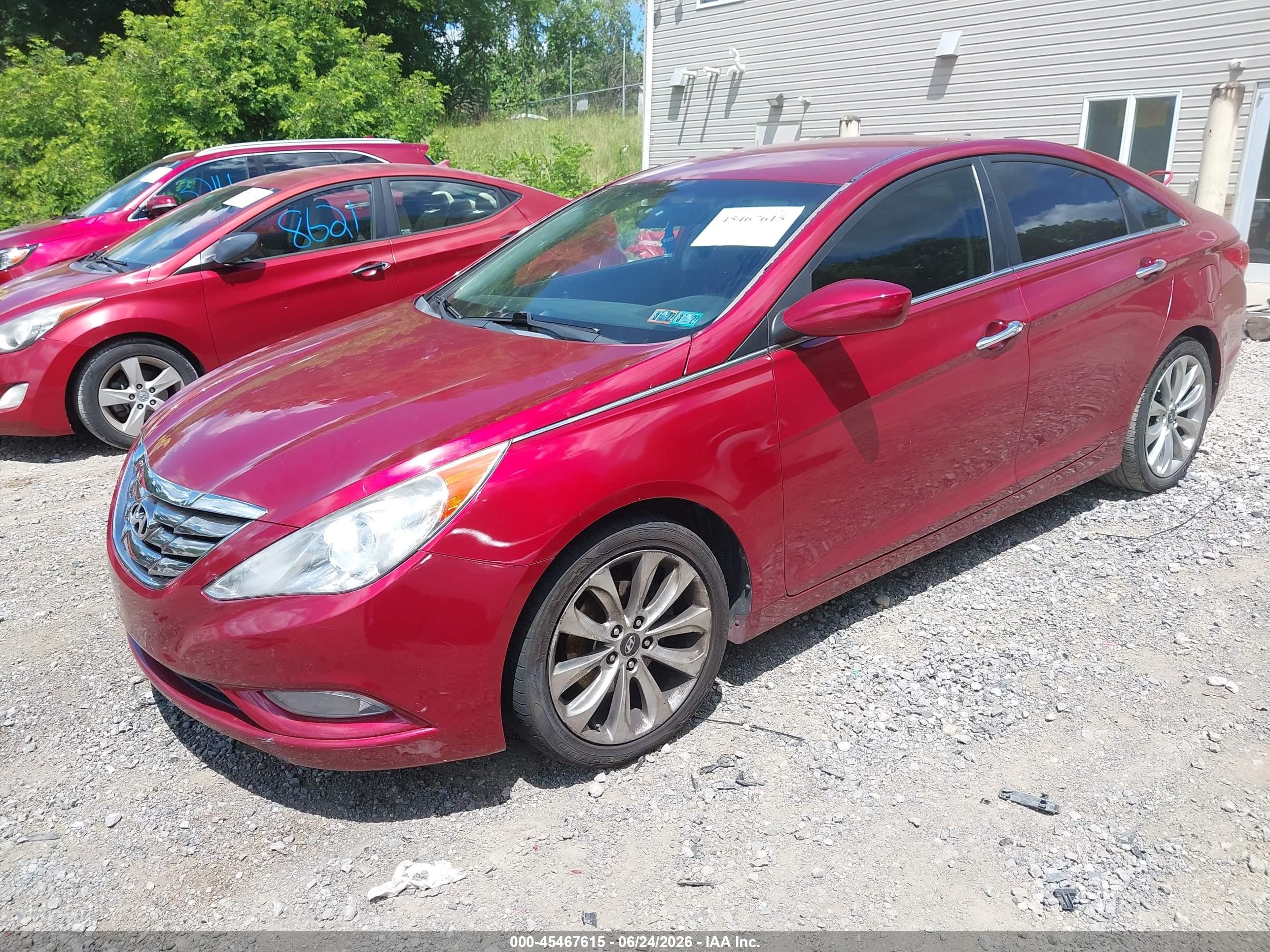 2011 Hyundai Sonata Se Red vin: 5NPEC4AC2BH001427