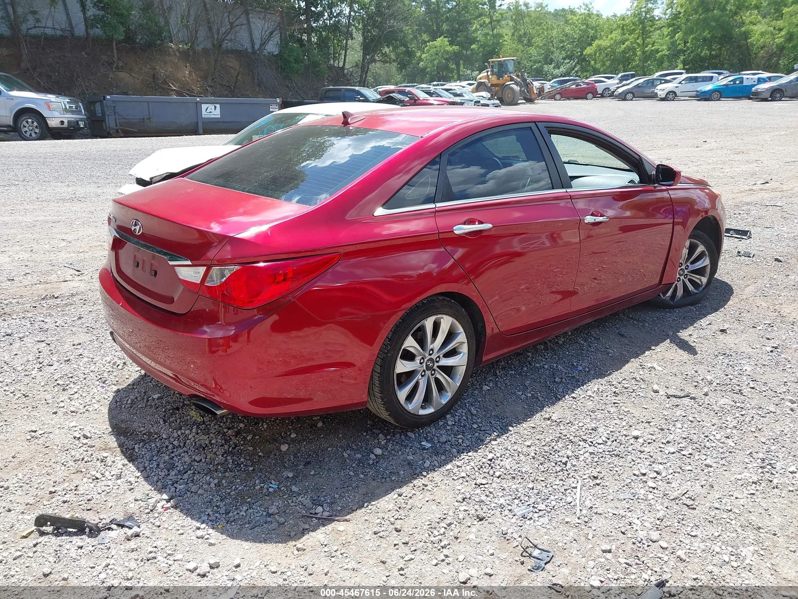 2011 Hyundai Sonata Se Red vin: 5NPEC4AC2BH001427