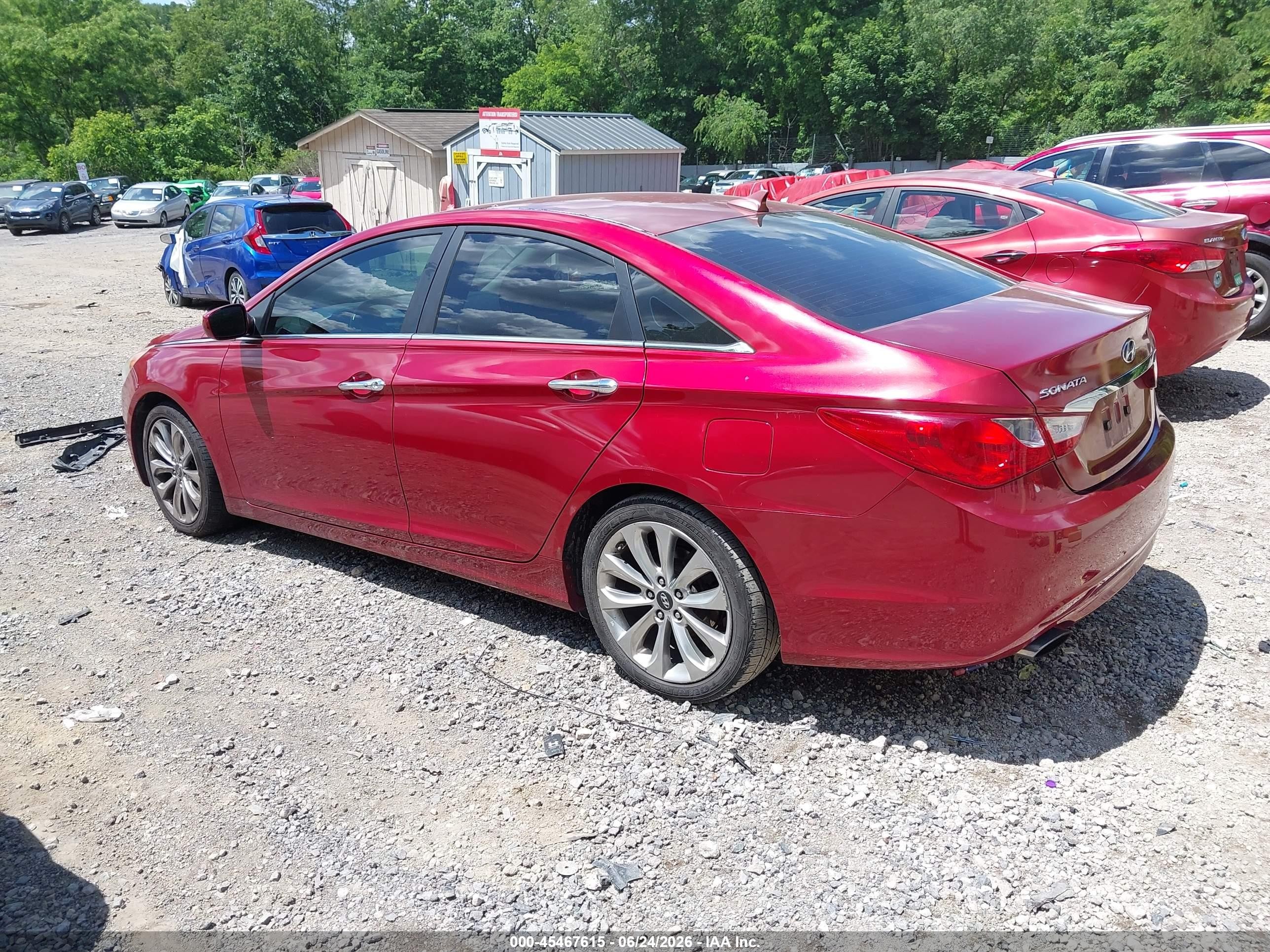 2011 Hyundai Sonata Se Red vin: 5NPEC4AC2BH001427