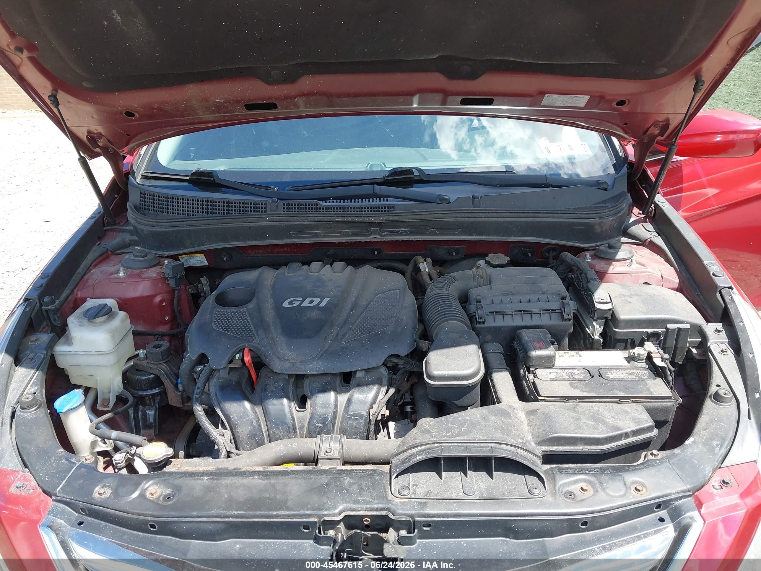 2011 Hyundai Sonata Se Red vin: 5NPEC4AC2BH001427
