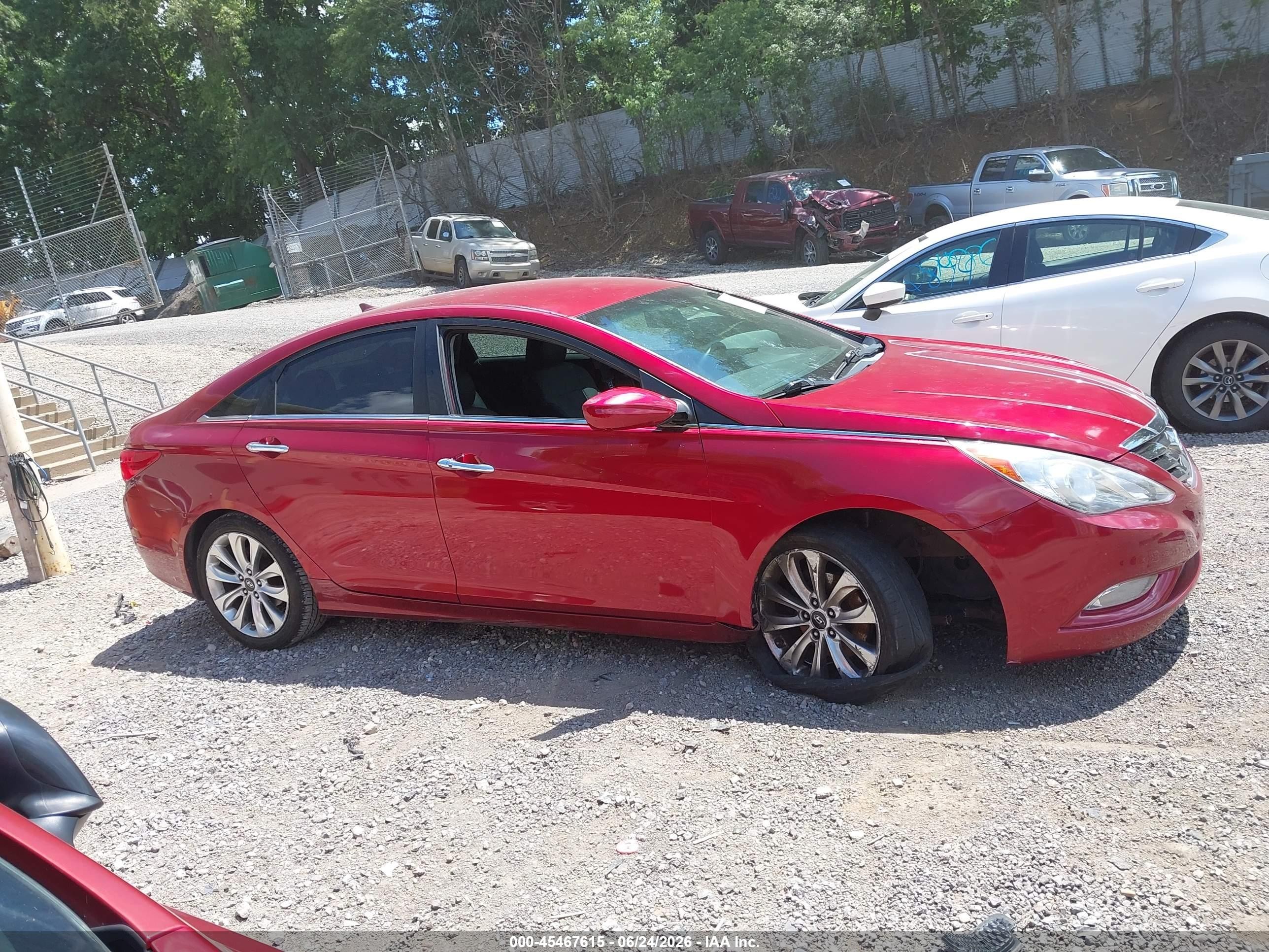 2011 Hyundai Sonata Se Red vin: 5NPEC4AC2BH001427