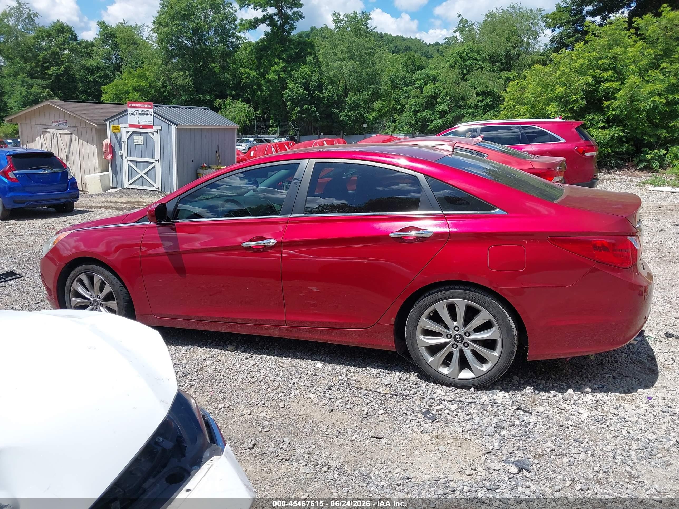 2011 Hyundai Sonata Se Red vin: 5NPEC4AC2BH001427