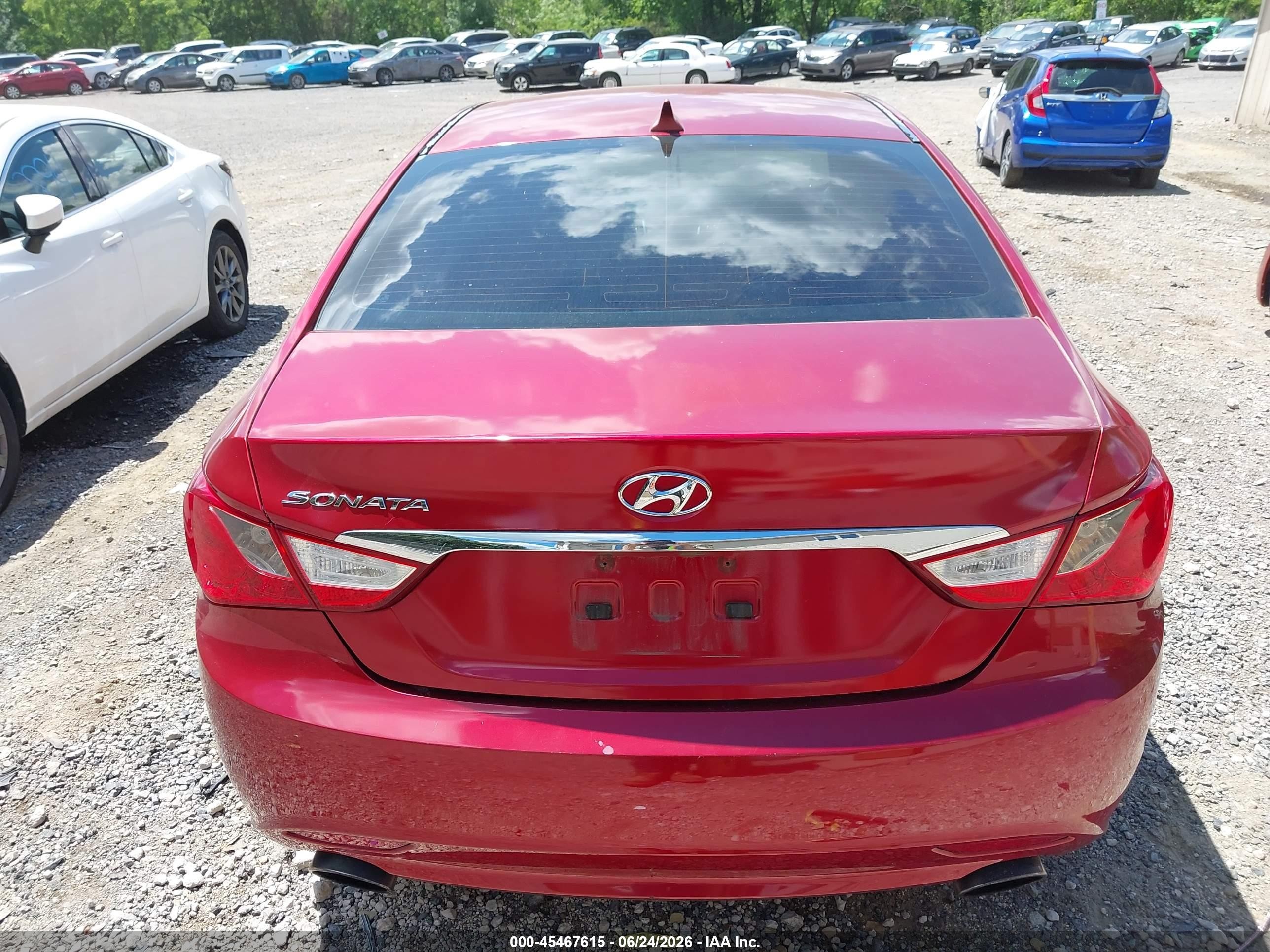 2011 Hyundai Sonata Se Red vin: 5NPEC4AC2BH001427