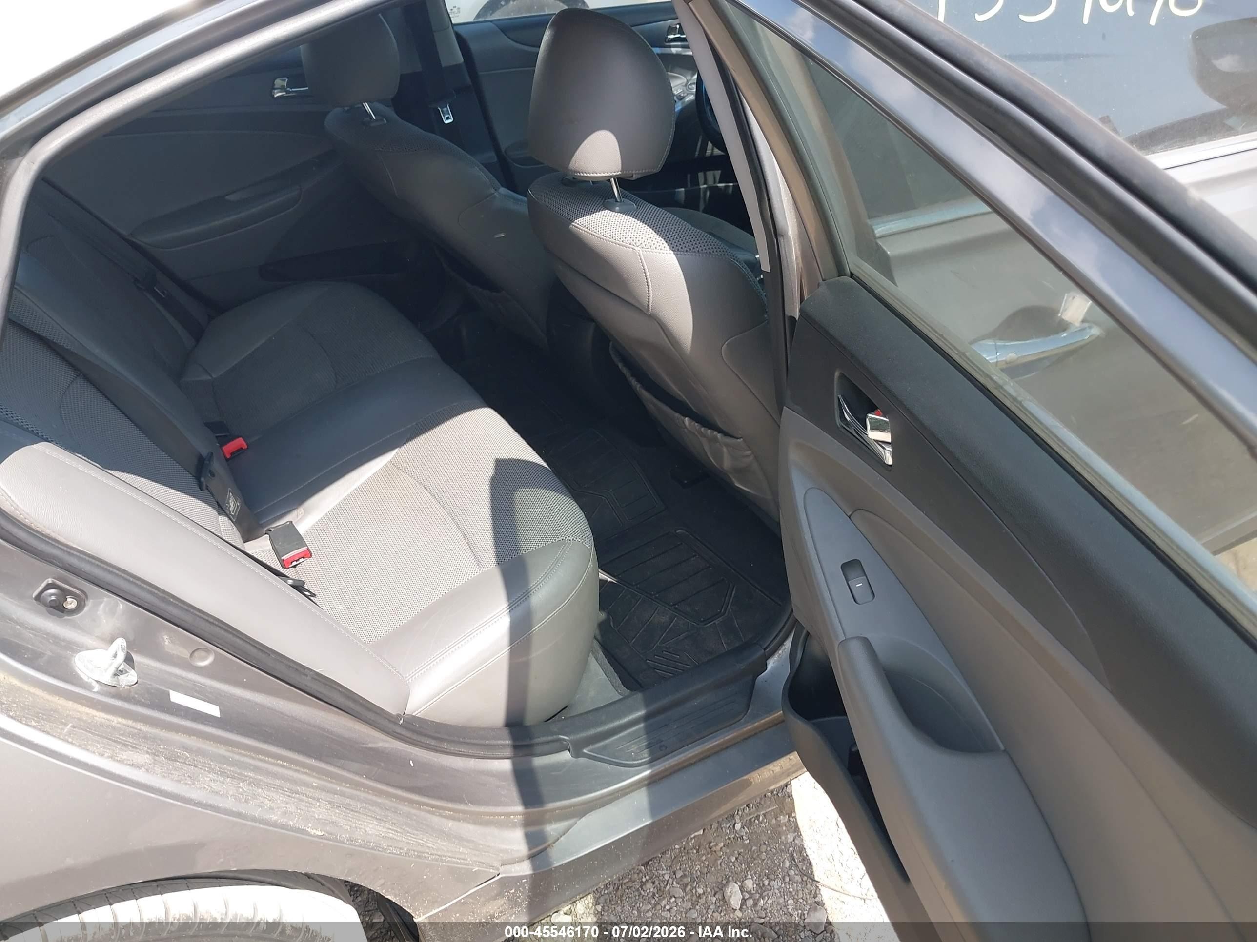 2011 Hyundai Sonata Se Gray vin: 5NPEC4AC2BH061935
