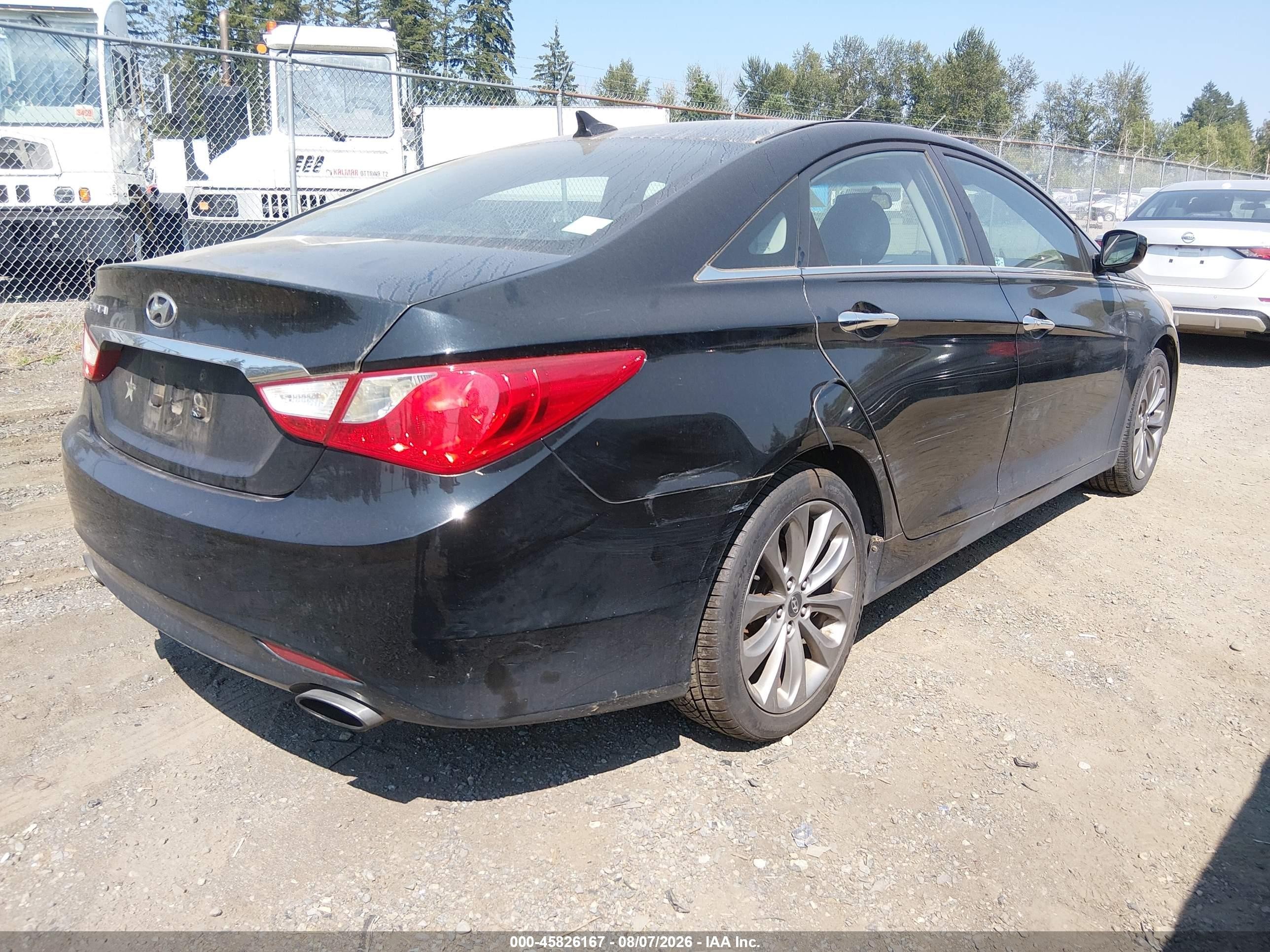 2011 Hyundai Sonata Se Black vin: 5NPEC4AC2BH076189