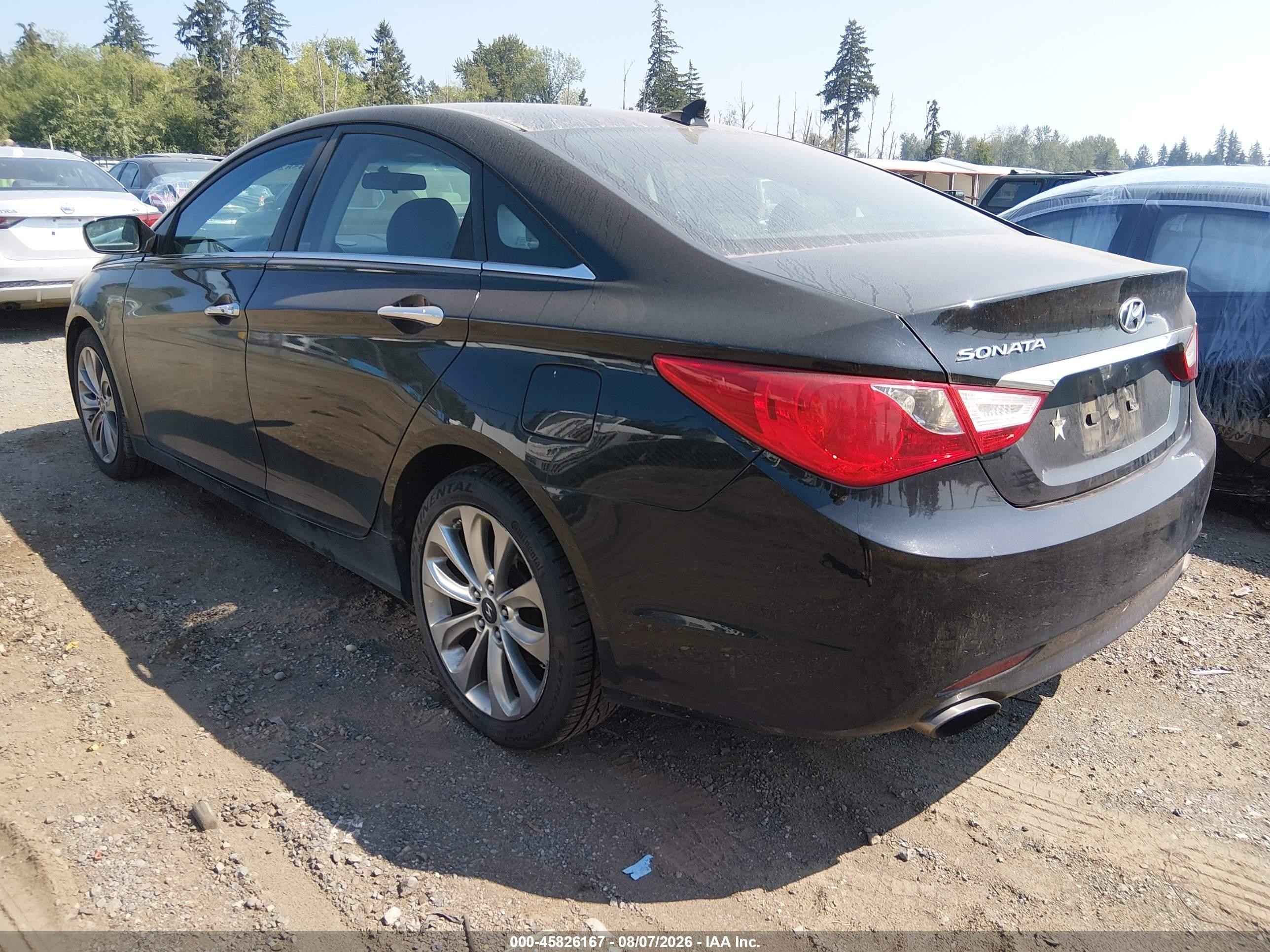 2011 Hyundai Sonata Se Black vin: 5NPEC4AC2BH076189