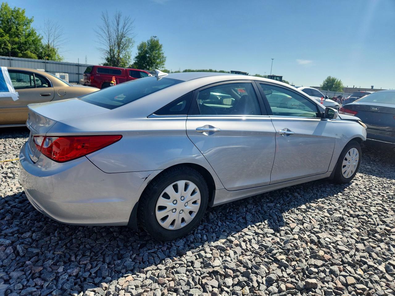 2011 Hyundai Sonata Limited Silver vin: 5NPEC4AC2BH122538