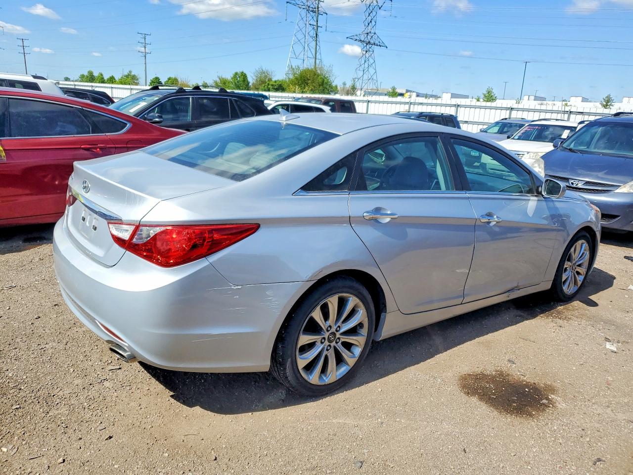 2011 Hyundai Sonata Se Silver vin: 5NPEC4AC2BH126461