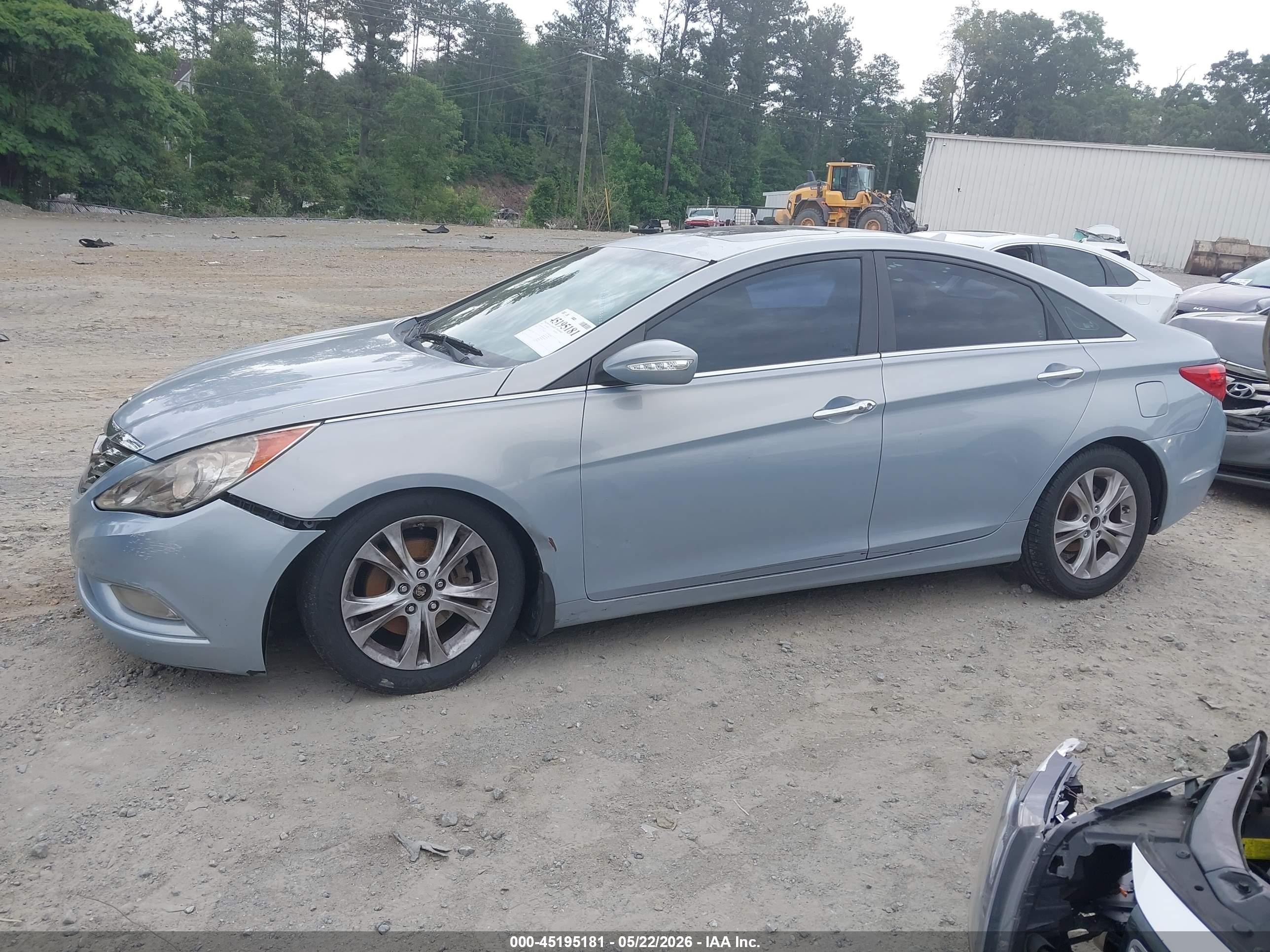 2011 Hyundai Sonata Ltd Серый vin: 5NPEC4AC2BH137217