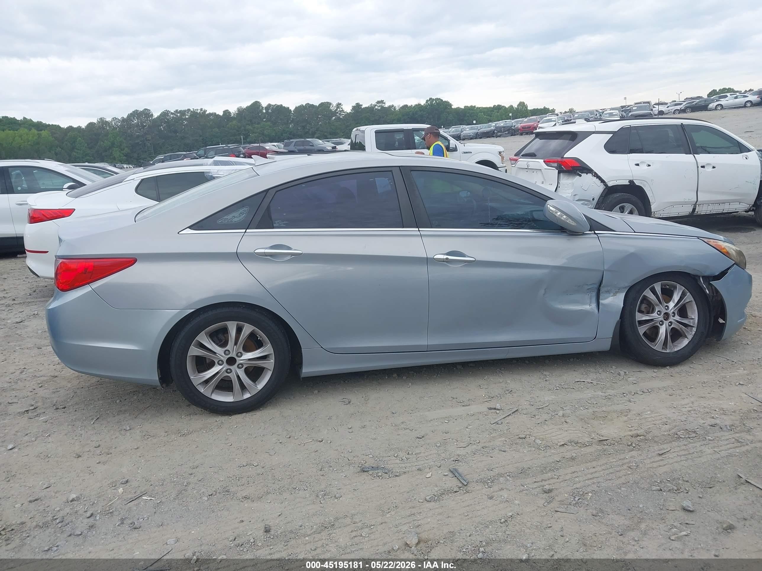 2011 Hyundai Sonata Ltd Серый vin: 5NPEC4AC2BH137217