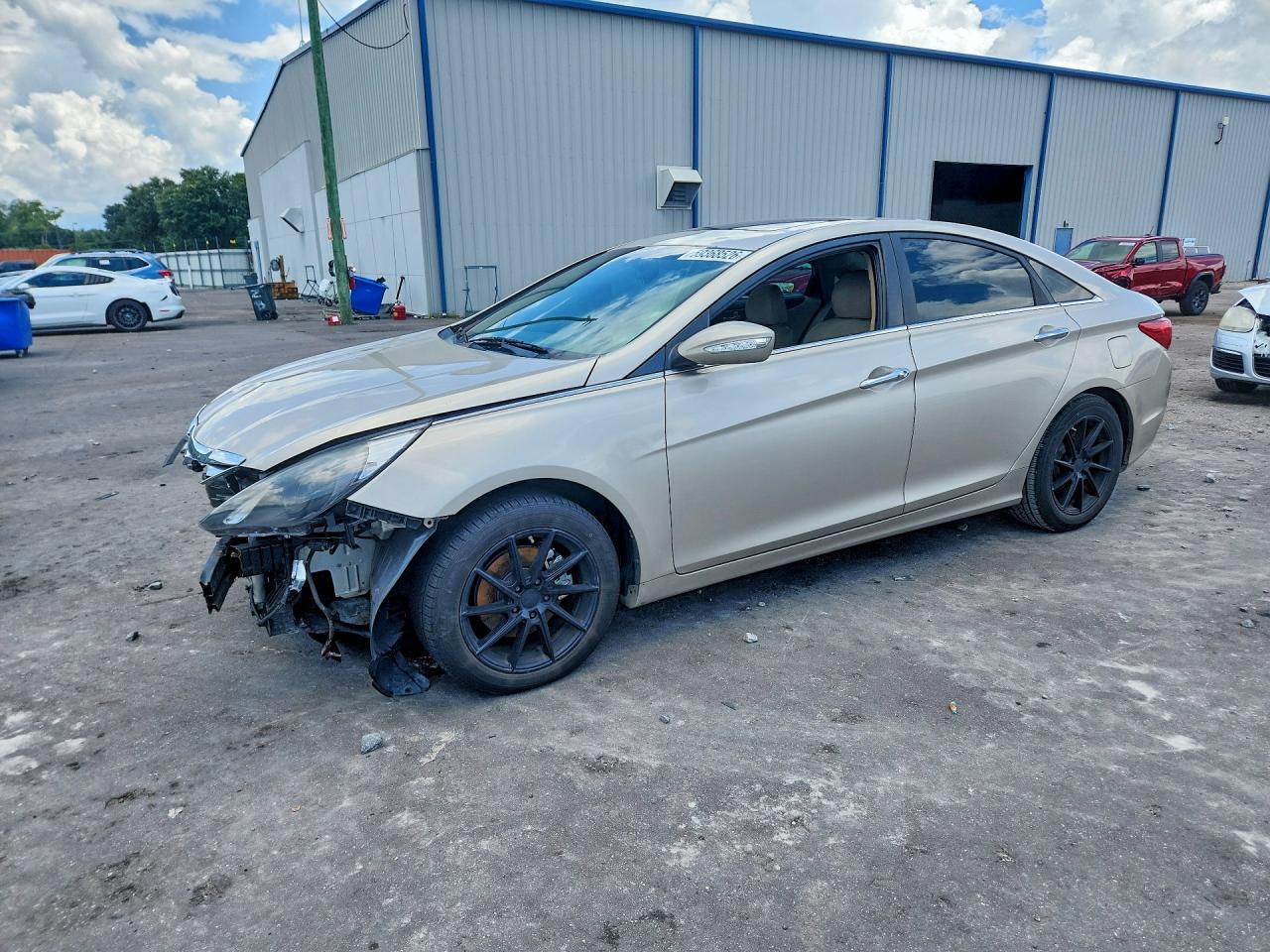 2011 Hyundai Sonata Limited Tan vin: 5NPEC4AC2BH142921