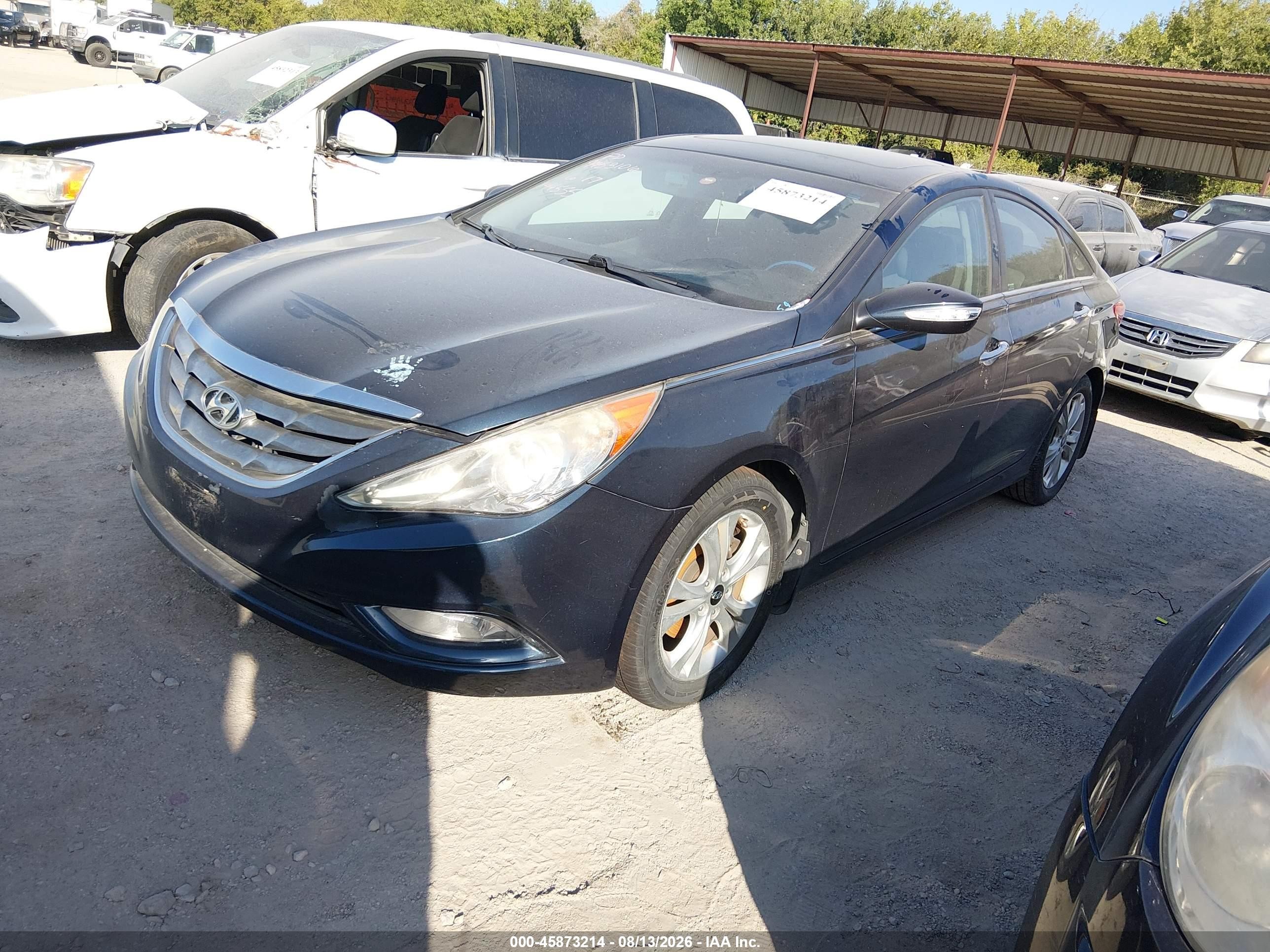 2011 Hyundai Sonata Limited Blue vin: 5NPEC4AC2BH144555
