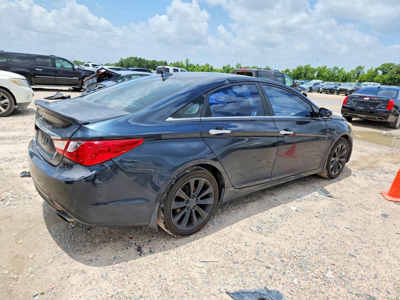 2011 Hyundai Sonata Se Blue vin: 5NPEC4AC2BH158603