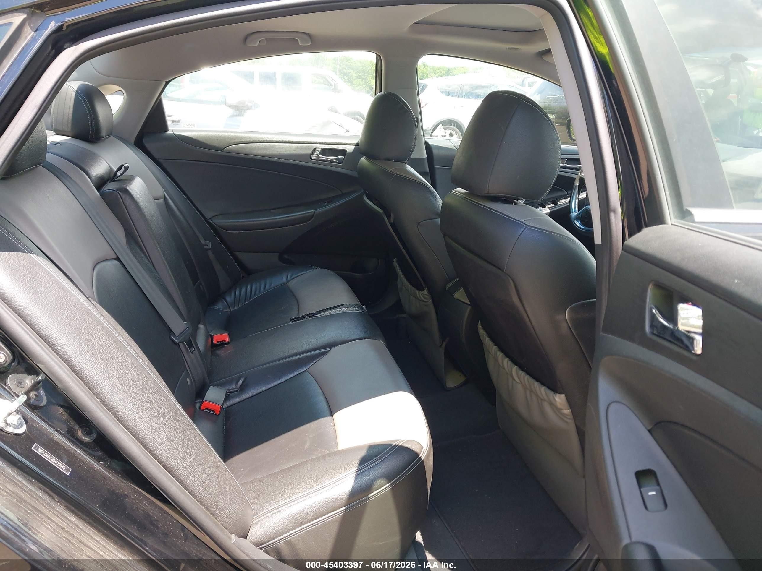 2011 Hyundai Sonata Se Black vin: 5NPEC4AC2BH170945