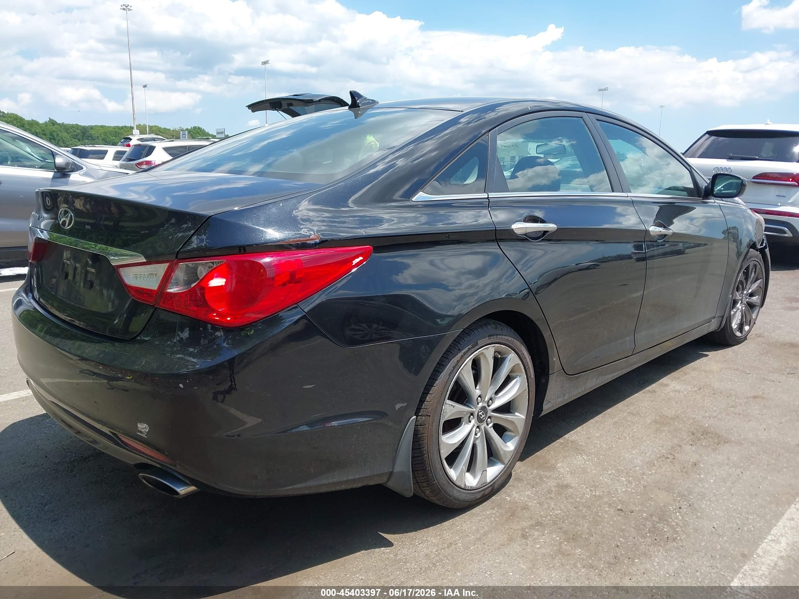 2011 Hyundai Sonata Se Black vin: 5NPEC4AC2BH170945