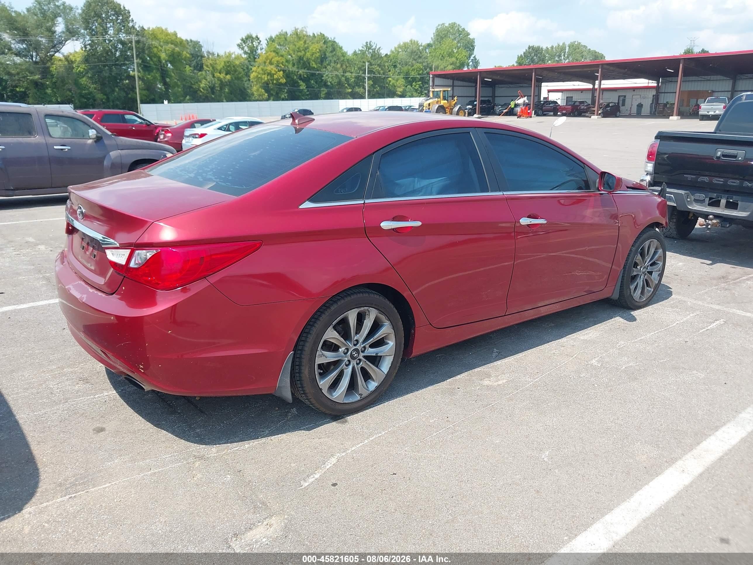 2011 Hyundai Sonata Se Burgundy vin: 5NPEC4AC2BH190368