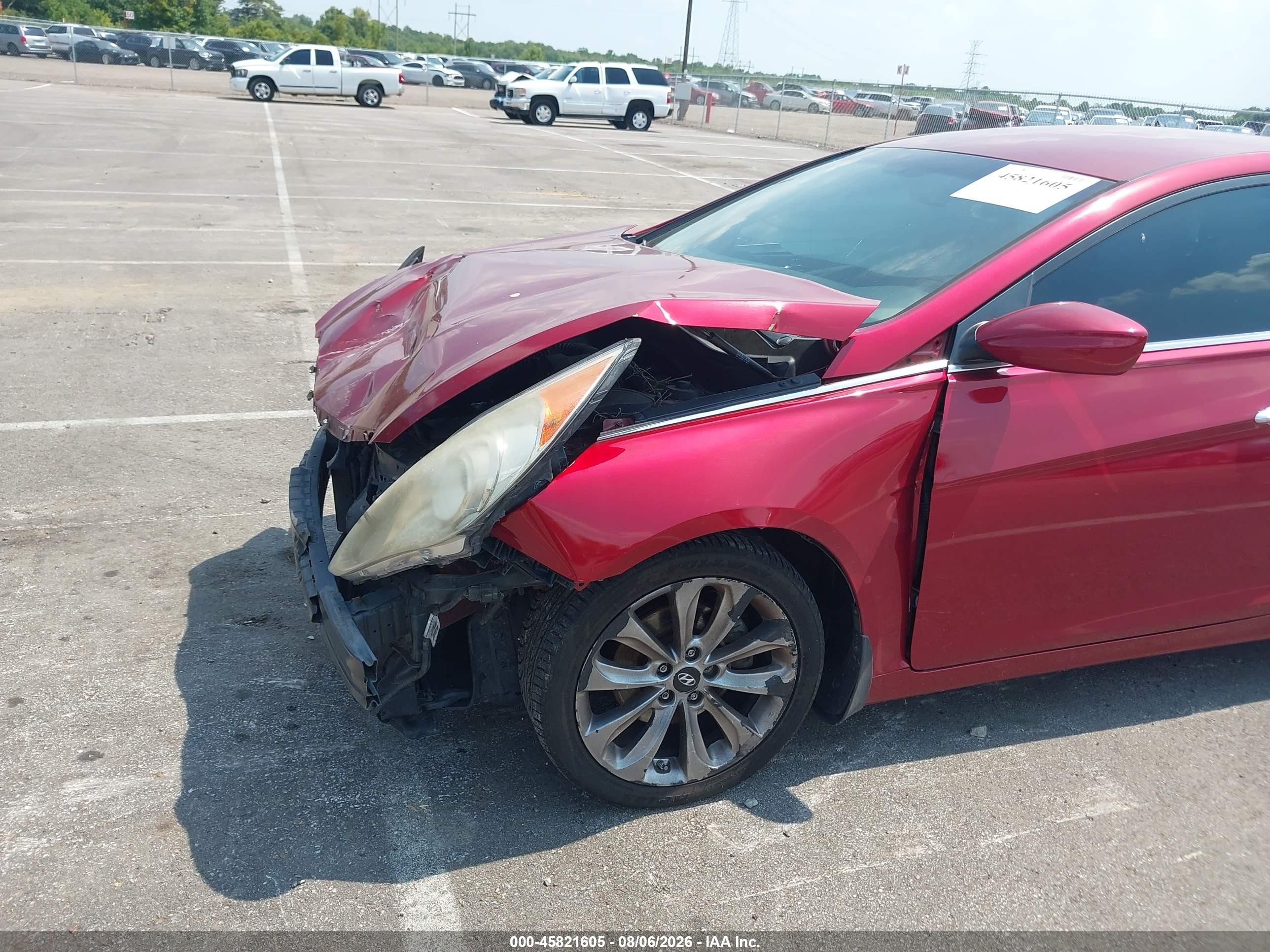 2011 Hyundai Sonata Se Burgundy vin: 5NPEC4AC2BH190368