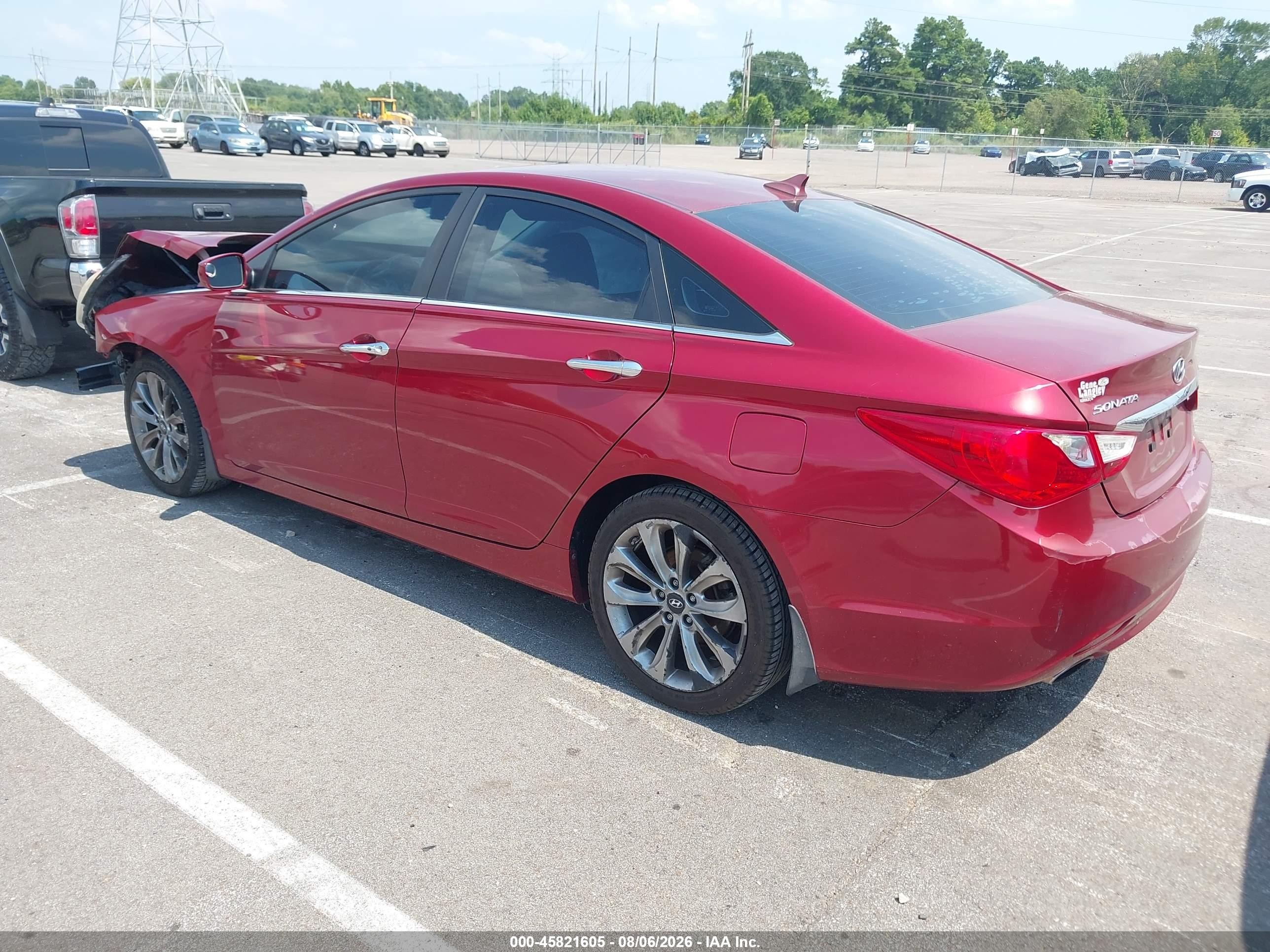 2011 Hyundai Sonata Se Burgundy vin: 5NPEC4AC2BH190368