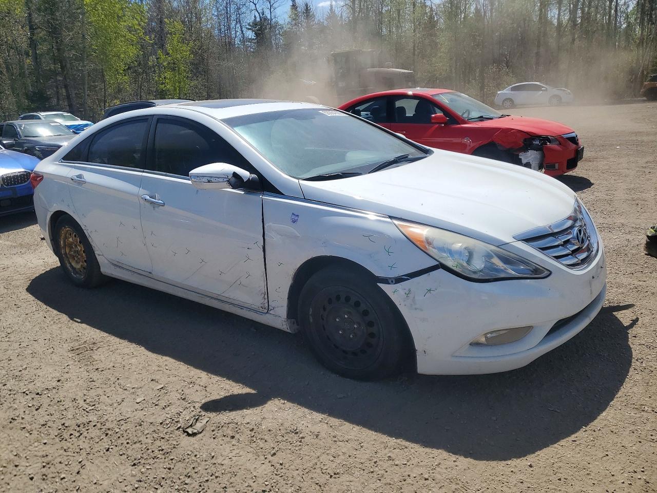 2011 Hyundai Sonata Se White vin: 5NPEC4AC2BH214474