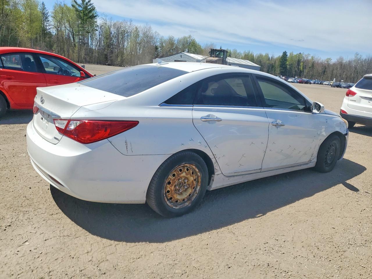 2011 Hyundai Sonata Se White vin: 5NPEC4AC2BH214474