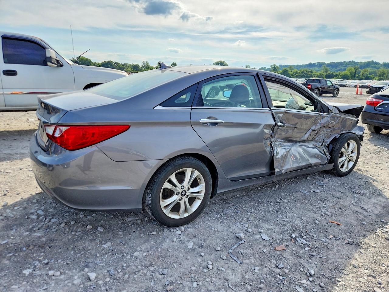2011 Hyundai Sonata Limited Gray vin: 5NPEC4AC2BH234823
