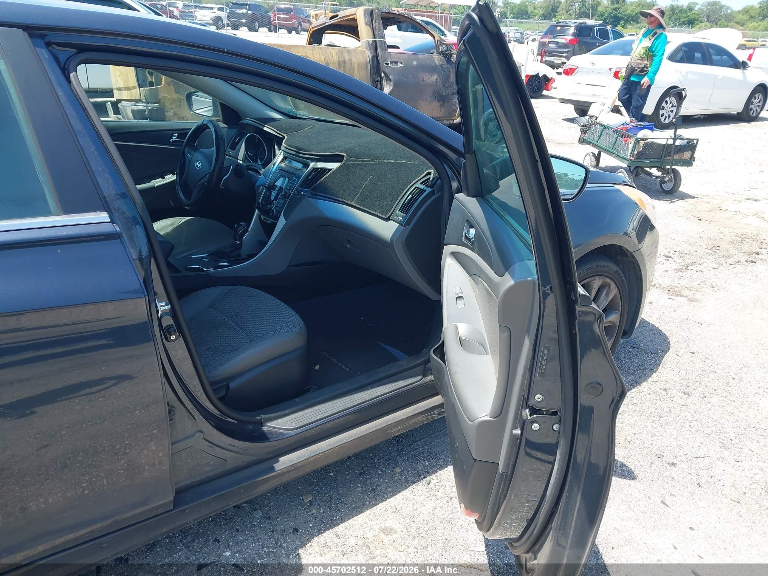 2011 Hyundai Sonata Se Серый vin: 5NPEC4AC2BH254201