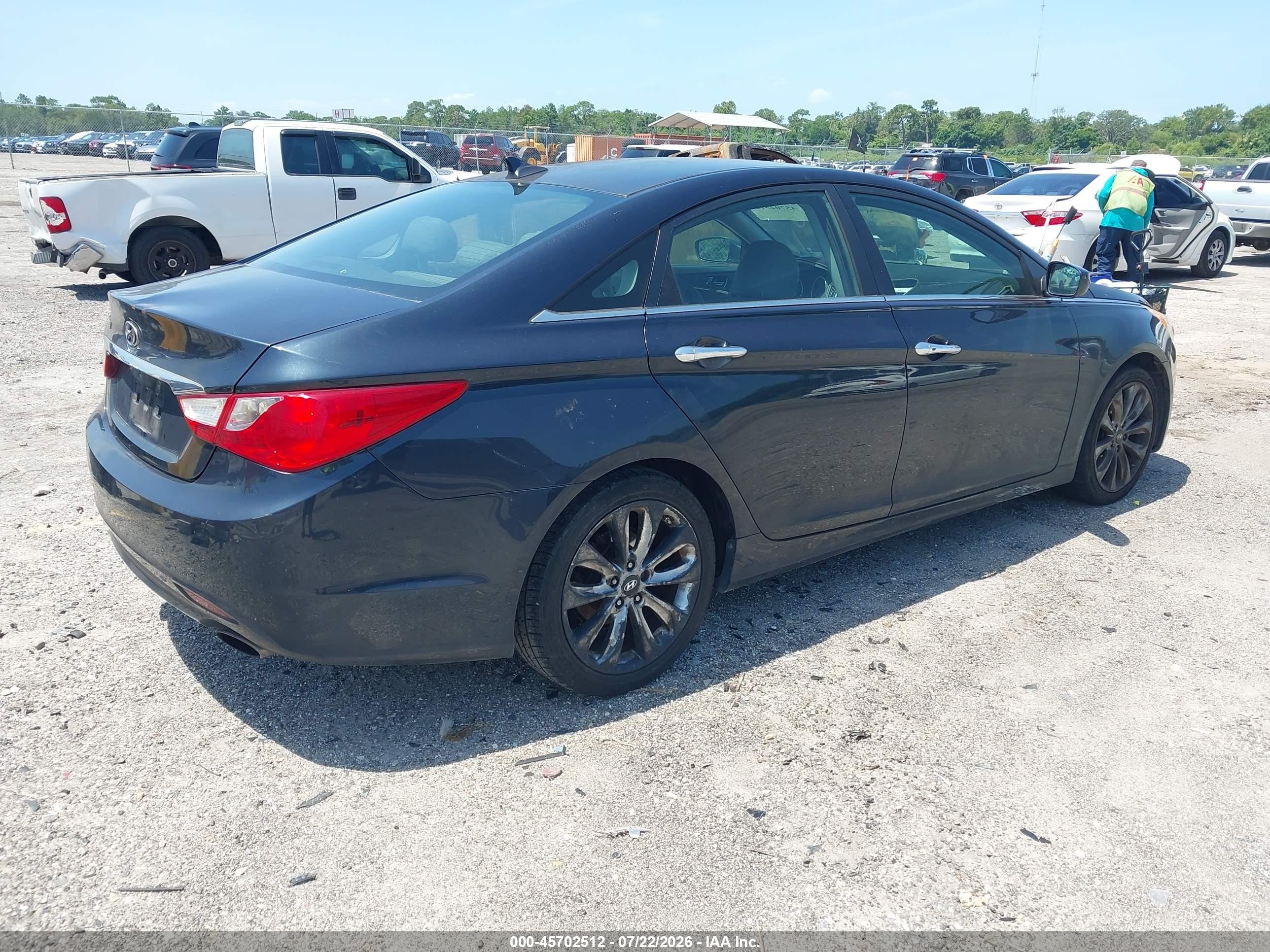2011 Hyundai Sonata Se Серый vin: 5NPEC4AC2BH254201