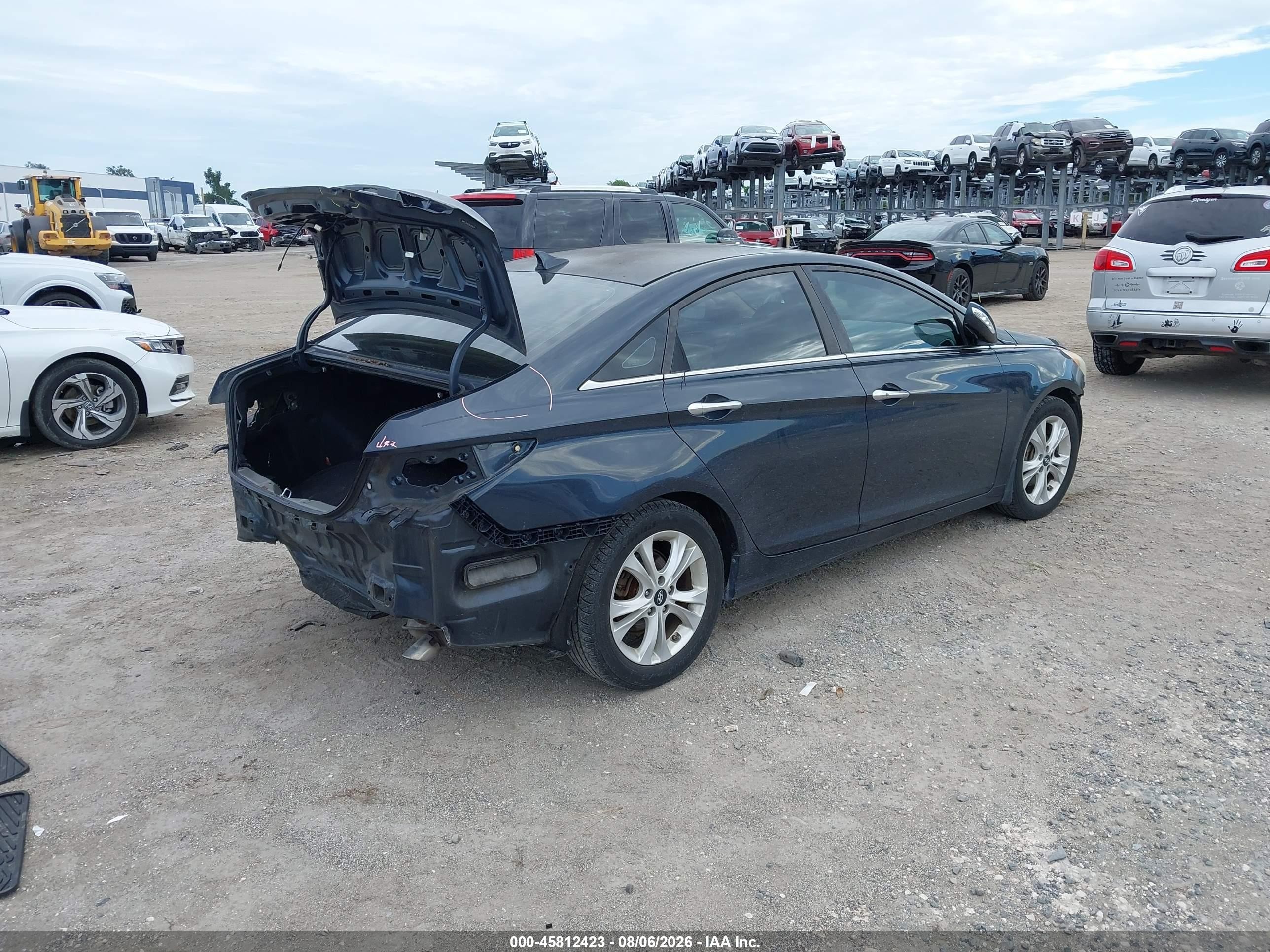 2011 Hyundai Sonata Limited Navy vin: 5NPEC4AC2BH261634