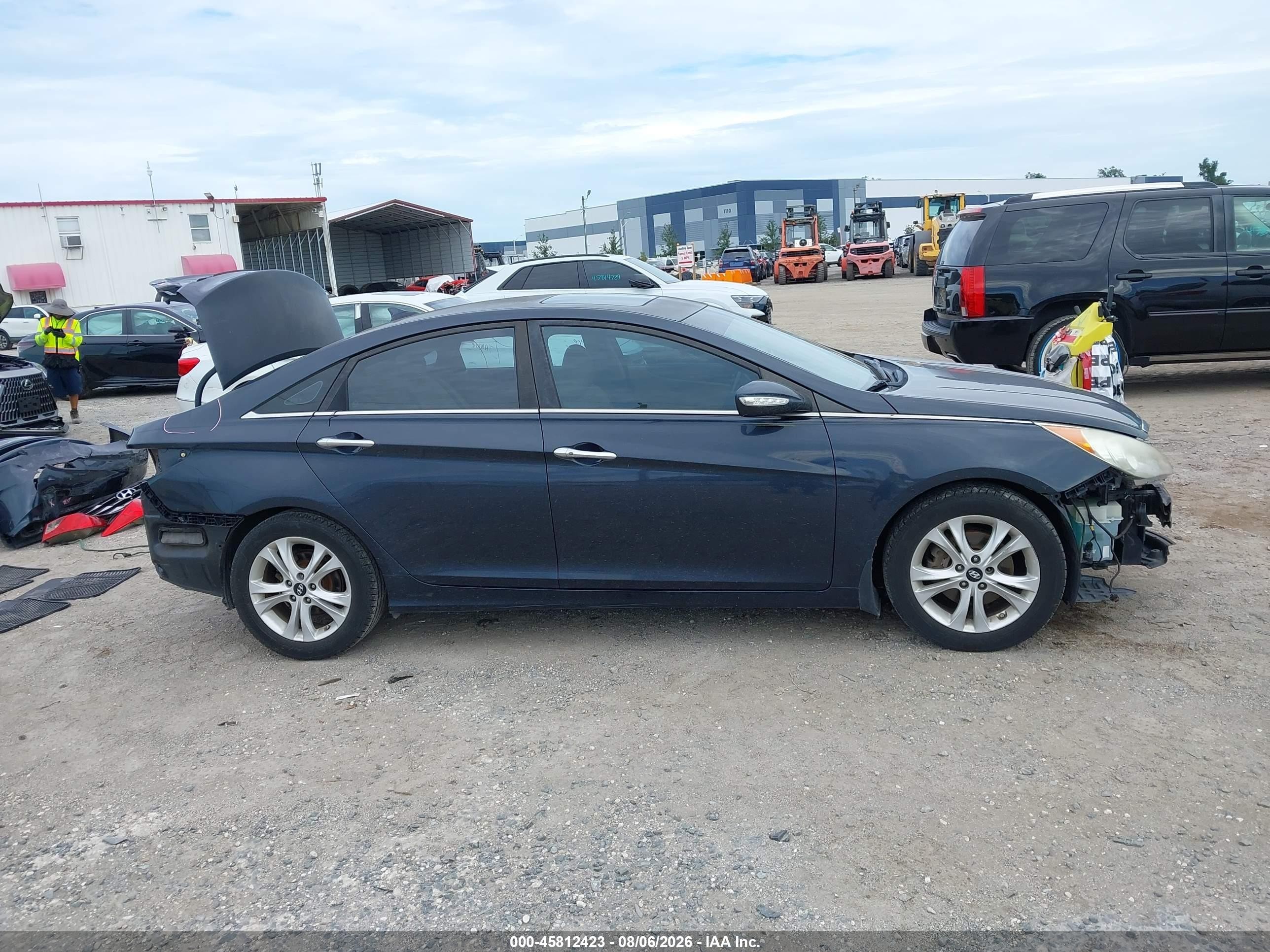 2011 Hyundai Sonata Limited Navy vin: 5NPEC4AC2BH261634