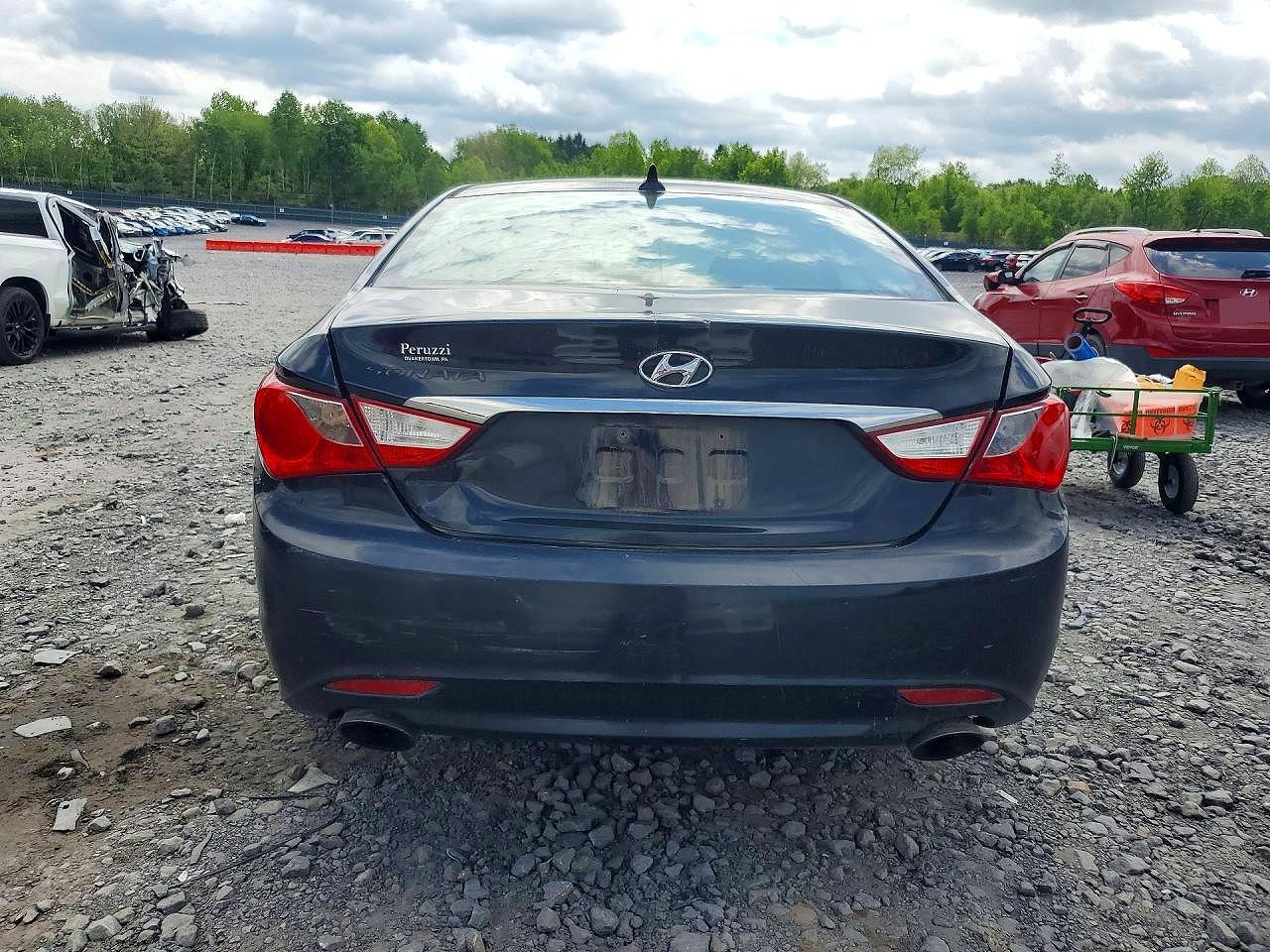 2011 Hyundai Sonata Se Black vin: 5NPEC4AC2BH271449