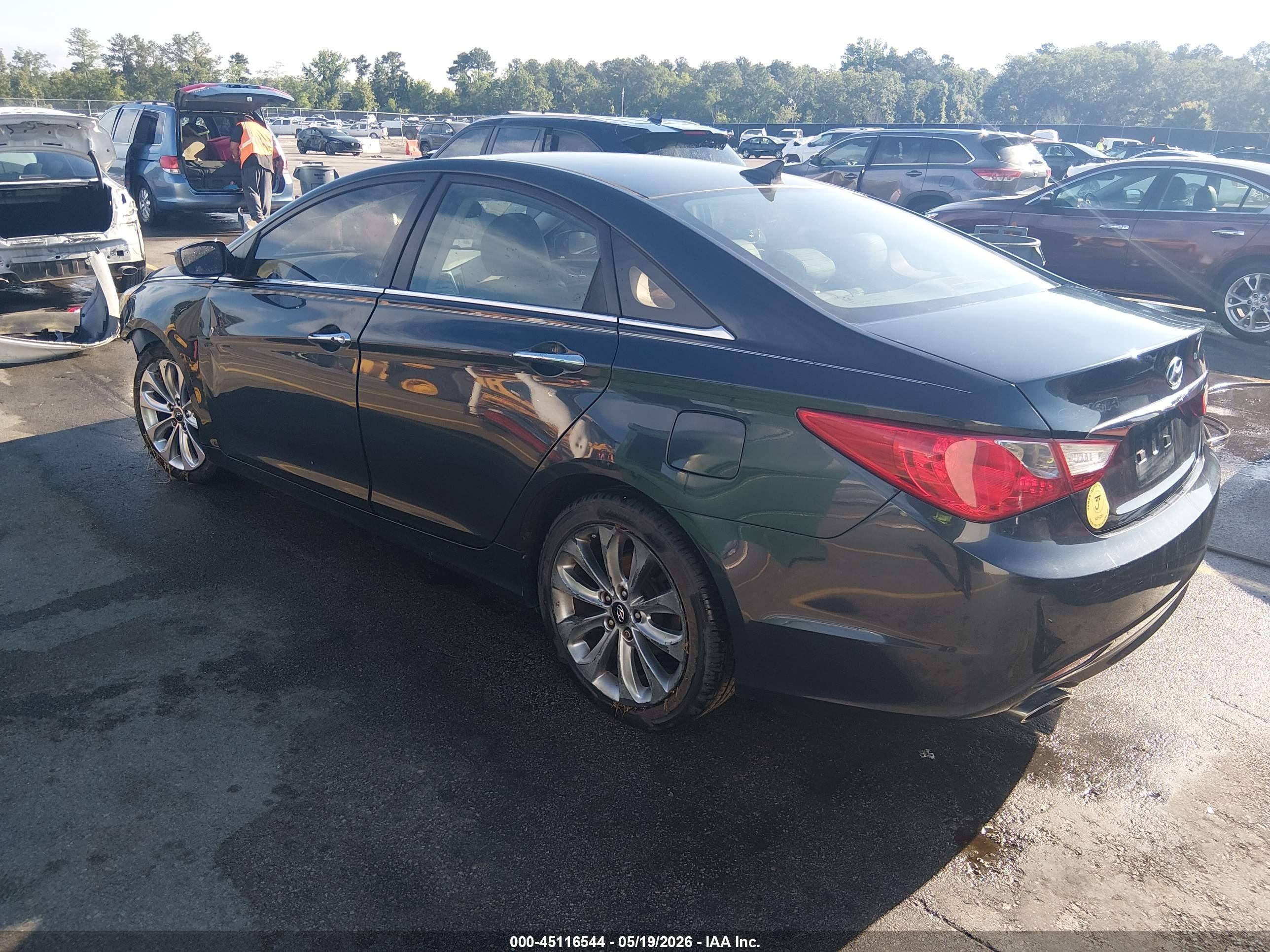 2011 Hyundai Sonata Se Blue vin: 5NPEC4AC2BH289255