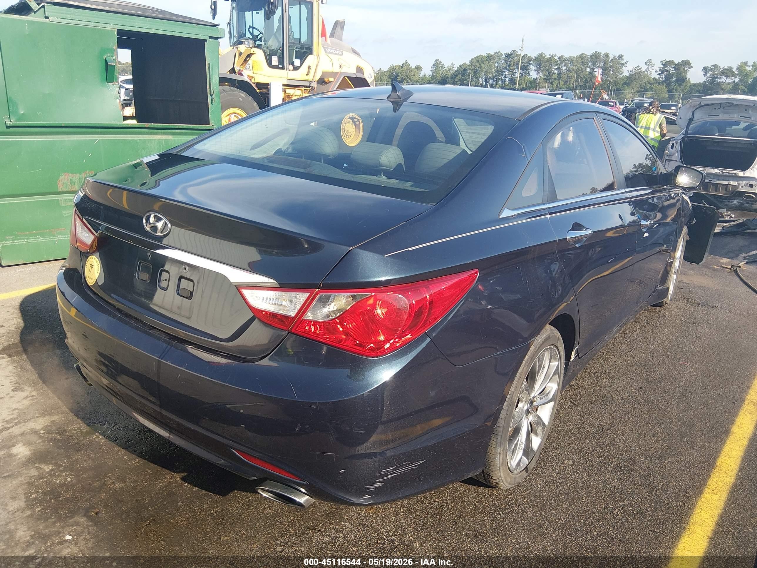 2011 Hyundai Sonata Se Blue vin: 5NPEC4AC2BH289255
