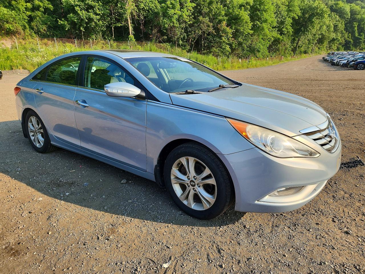 2011 Hyundai Sonata Limited Blue vin: 5NPEC4AC2BH289661