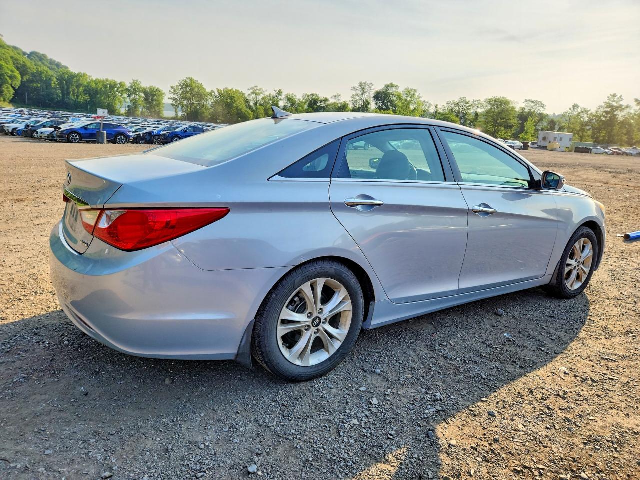 2011 Hyundai Sonata Limited Blue vin: 5NPEC4AC2BH289661