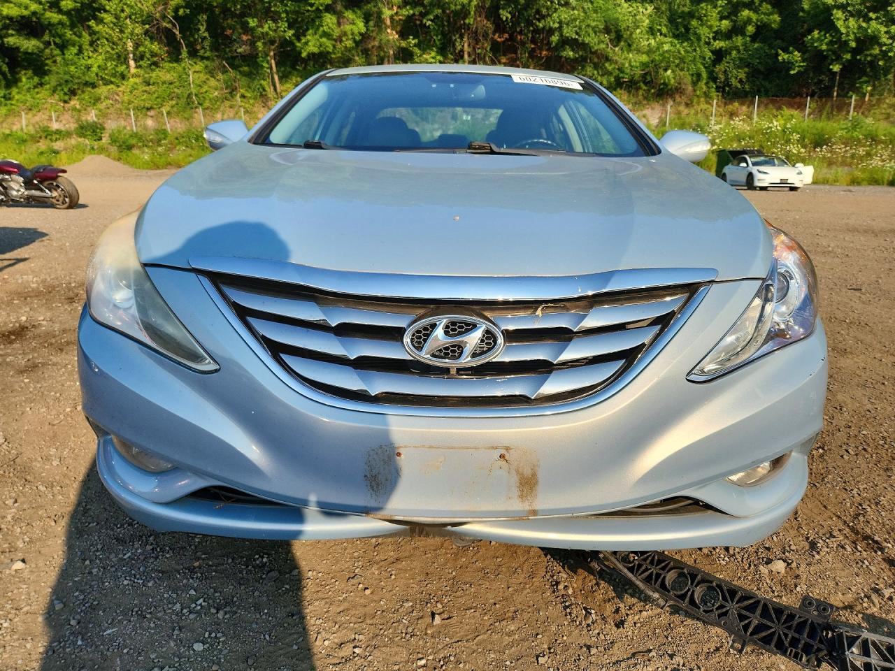 2011 Hyundai Sonata Limited Blue vin: 5NPEC4AC2BH289661