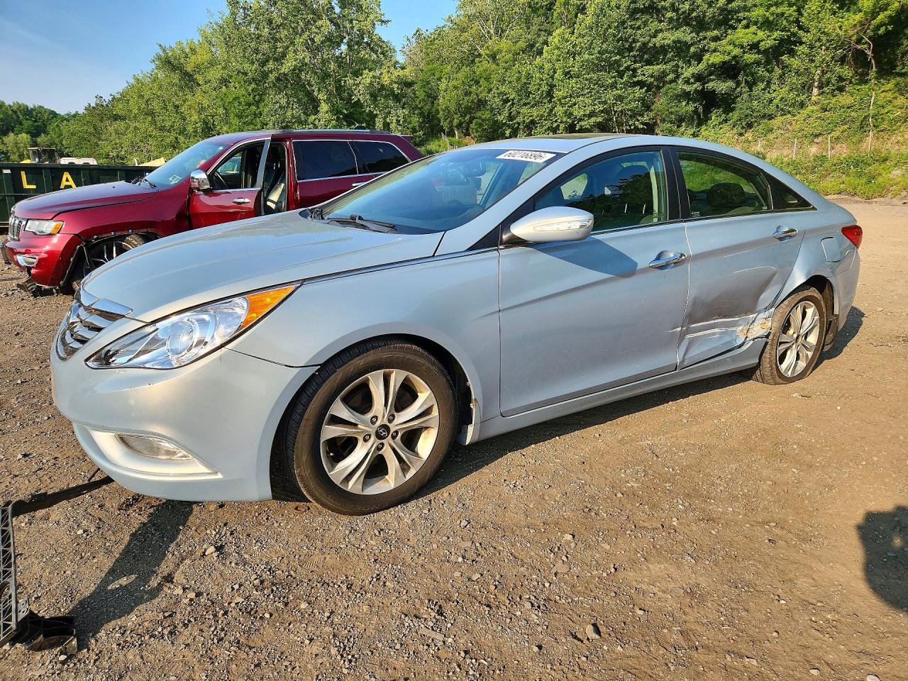 2011 Hyundai Sonata Limited Blue vin: 5NPEC4AC2BH289661