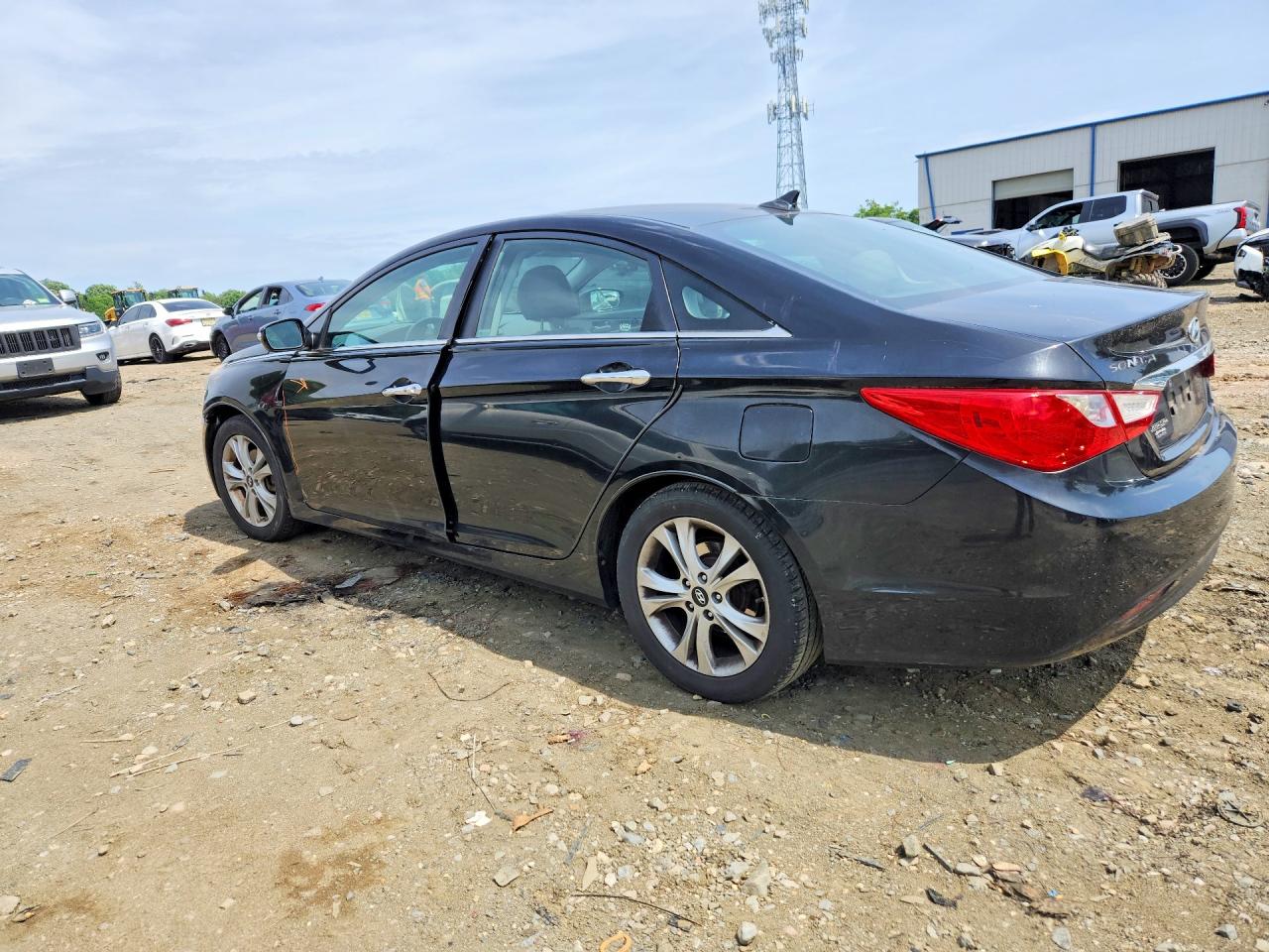 2011 Hyundai Sonata Limited Black vin: 5NPEC4AC2BH302599