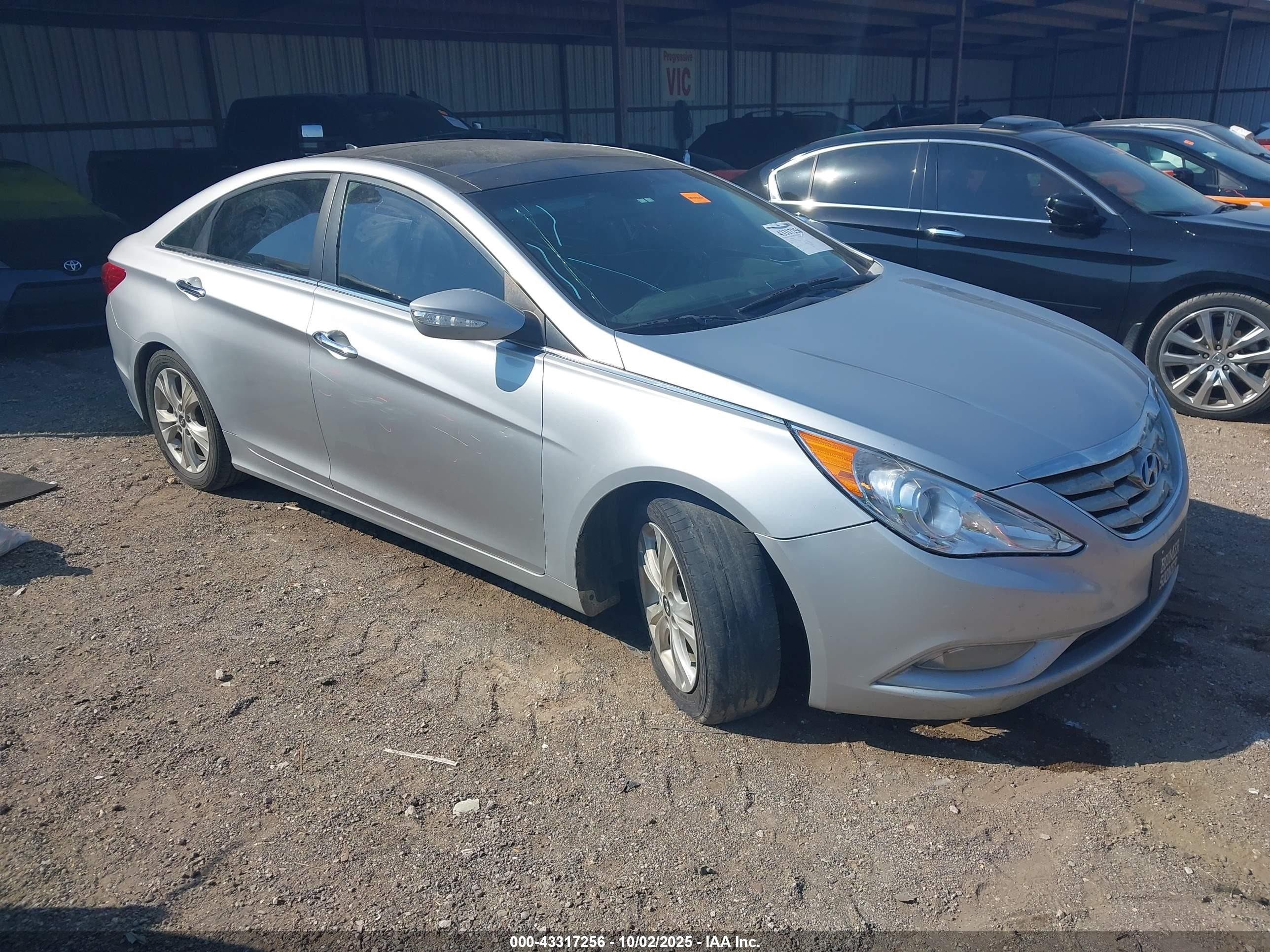 2012 Hyundai Sonata Limited Silver vin: 5NPEC4AC2CH367339